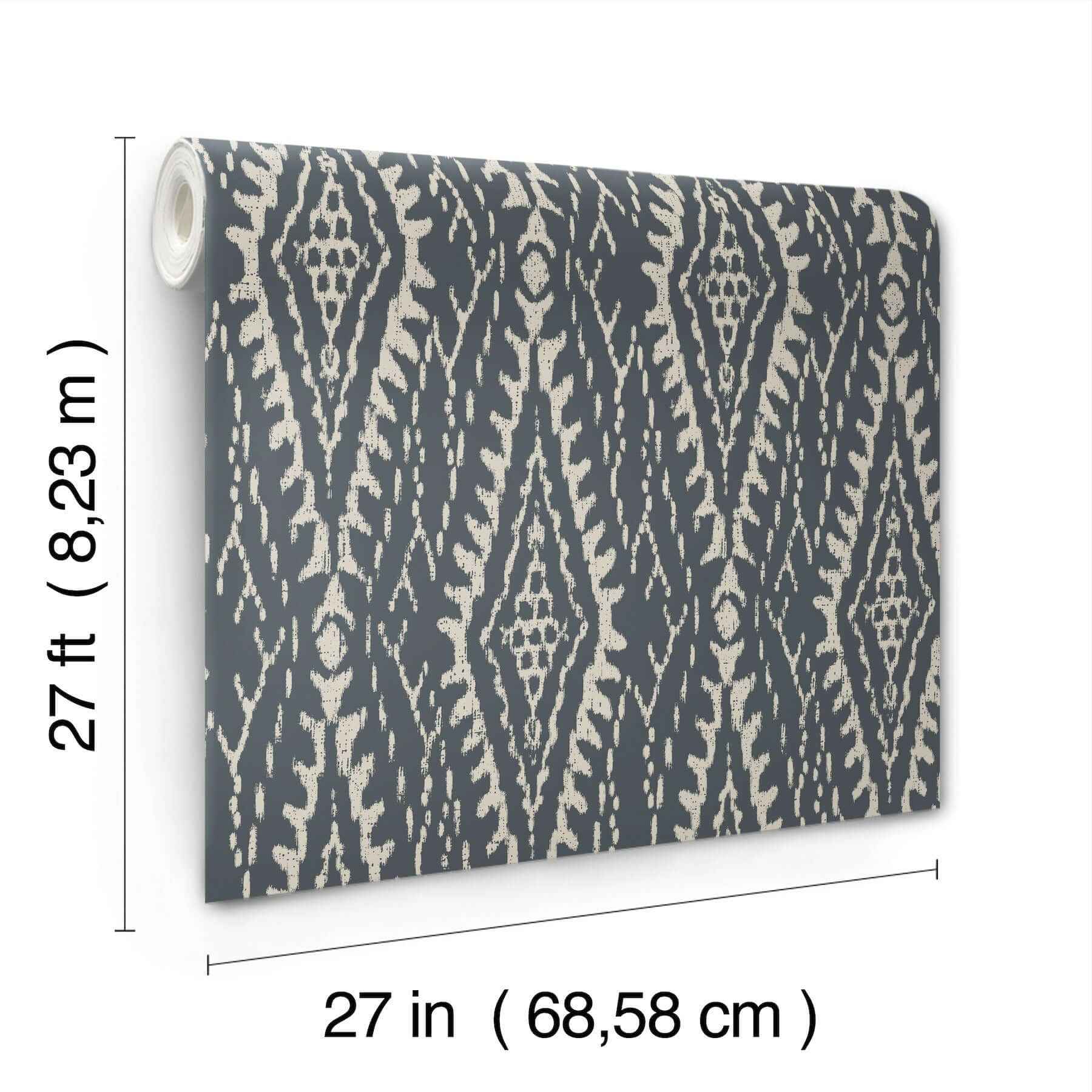 Rousseau Paperweave Charcoal Wallpaper - York Wallcoverings - LM5342 - York Wallcoverings Wallpaper