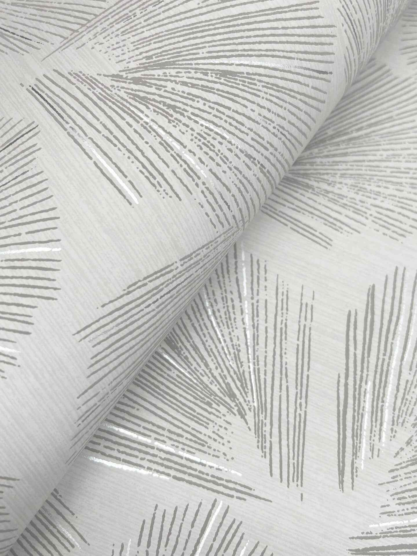 Elora Leaf Grey Wallpaper - York Wallcoverings - LM5355 - York Wallcoverings Wallpaper