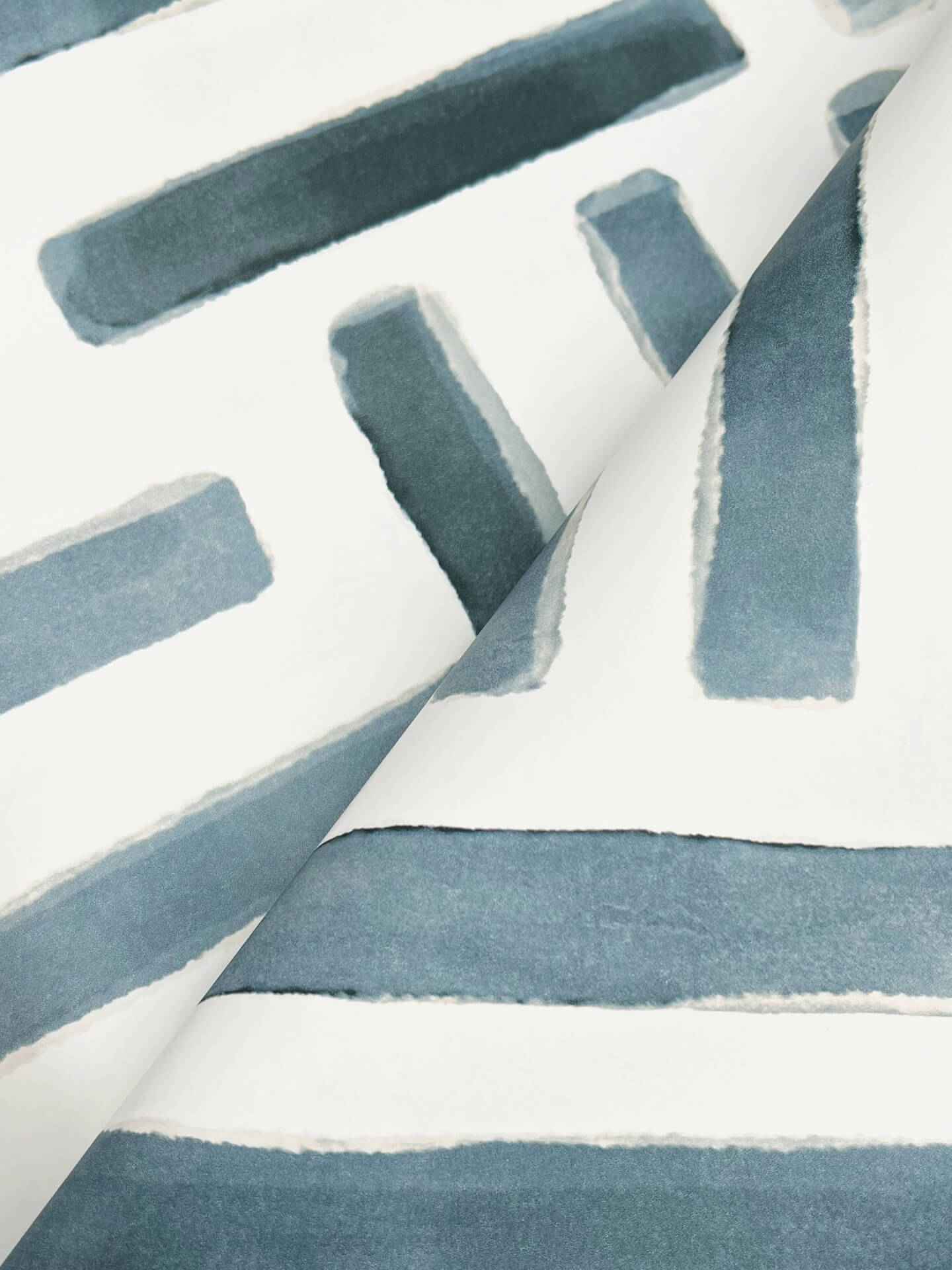 Painterly Labyrinth Aqua Wallpaper - York Wallcoverings - LM5364 - York Wallcoverings Wallpaper