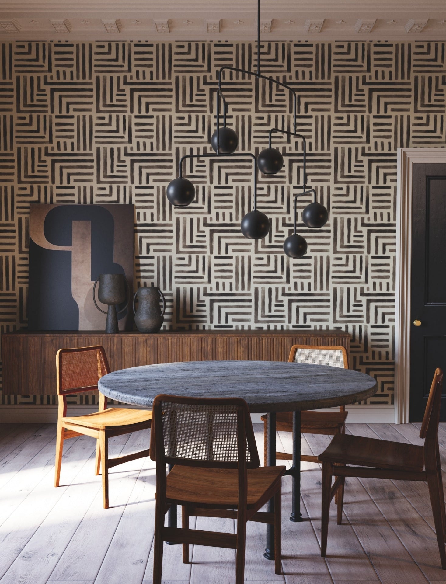 painterly-labyrinth-wallpaper-charcoal-york-wallcoverings-lm5365