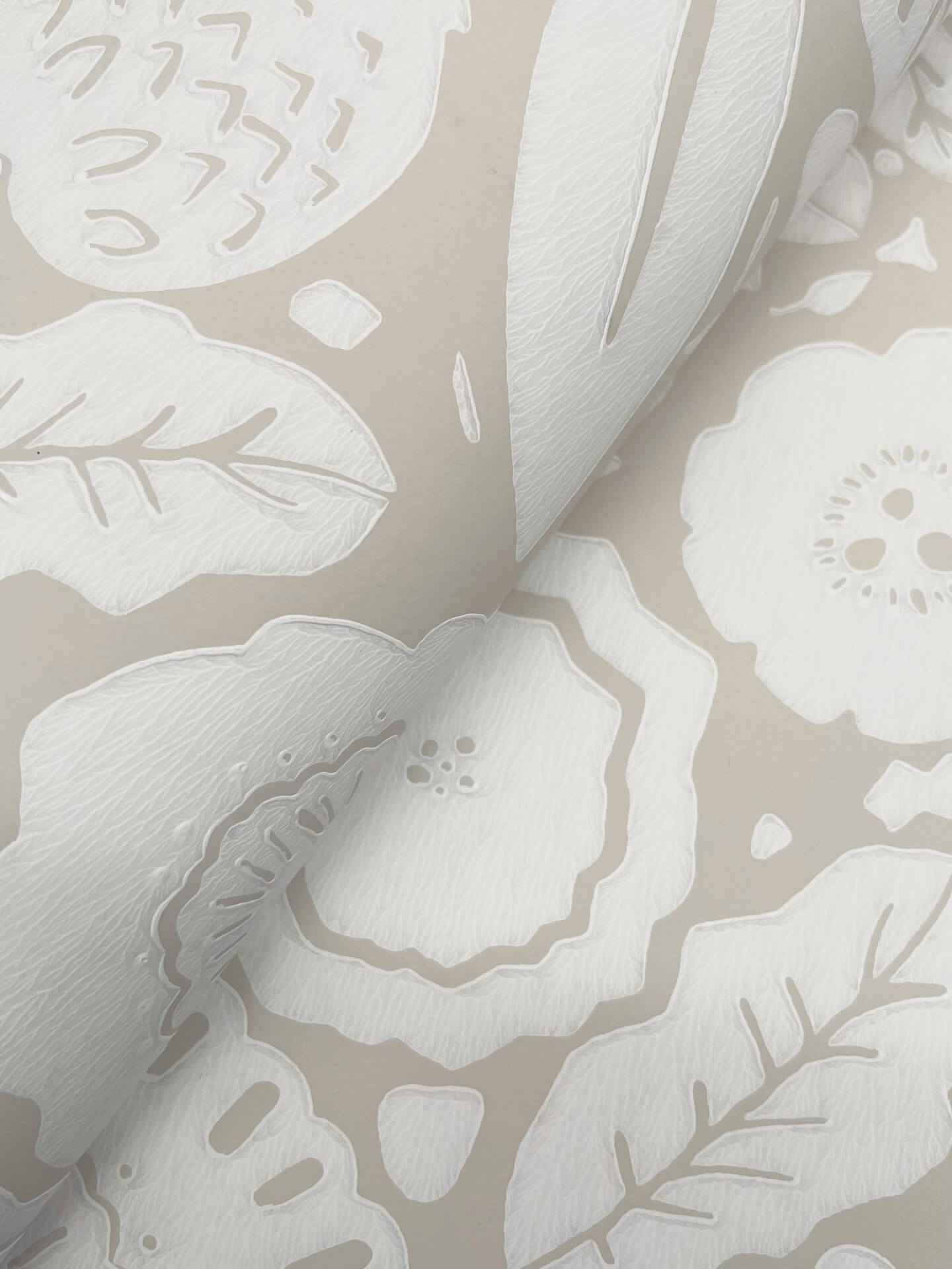 Camille Blossom Linen Wallpaper - York Wallcoverings - LM5394 - York Wallcoverings Wallpaper