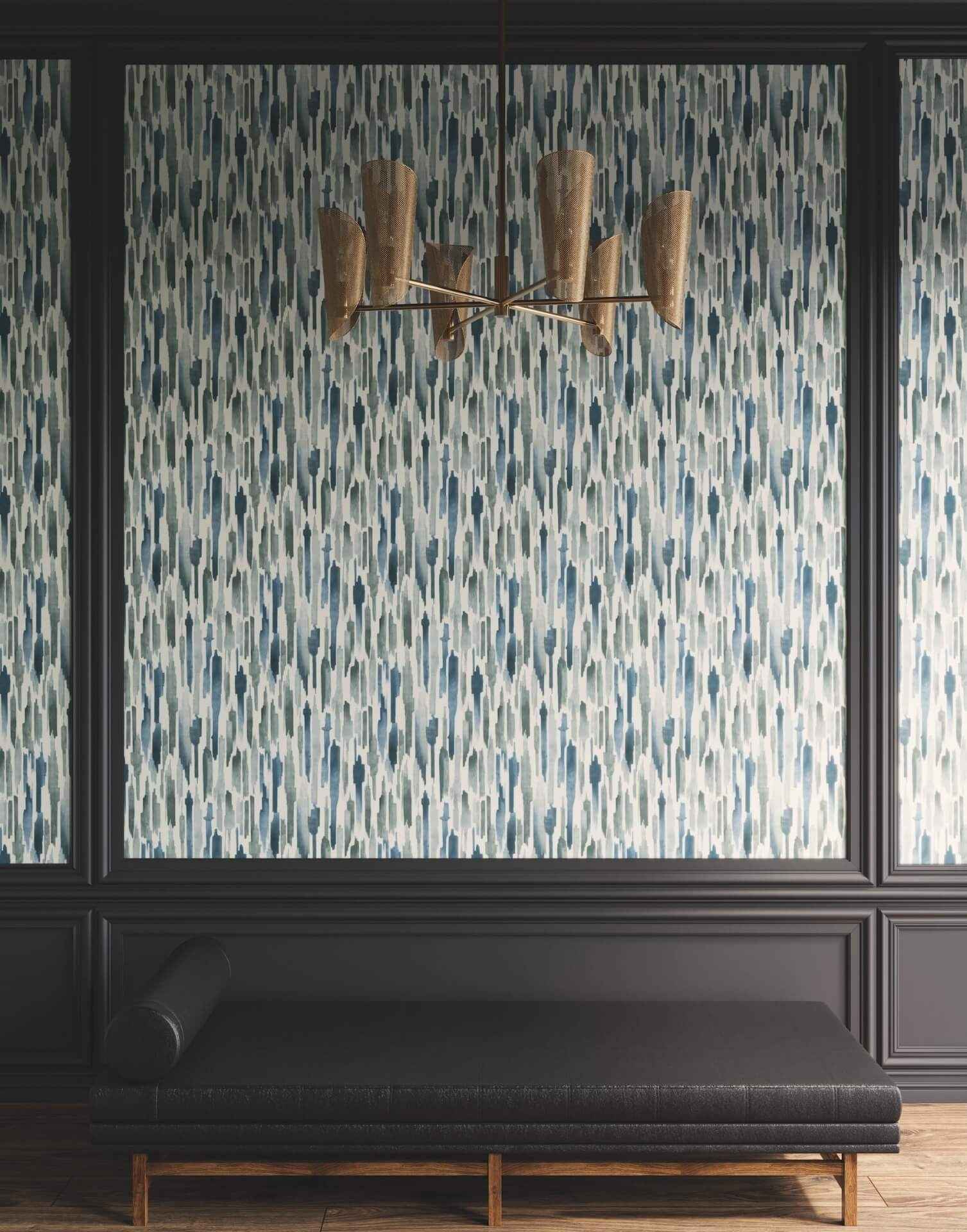 Pluie Ocean Wallpaper - York Wallcoverings - LM5401 - York Wallcoverings Wallpaper