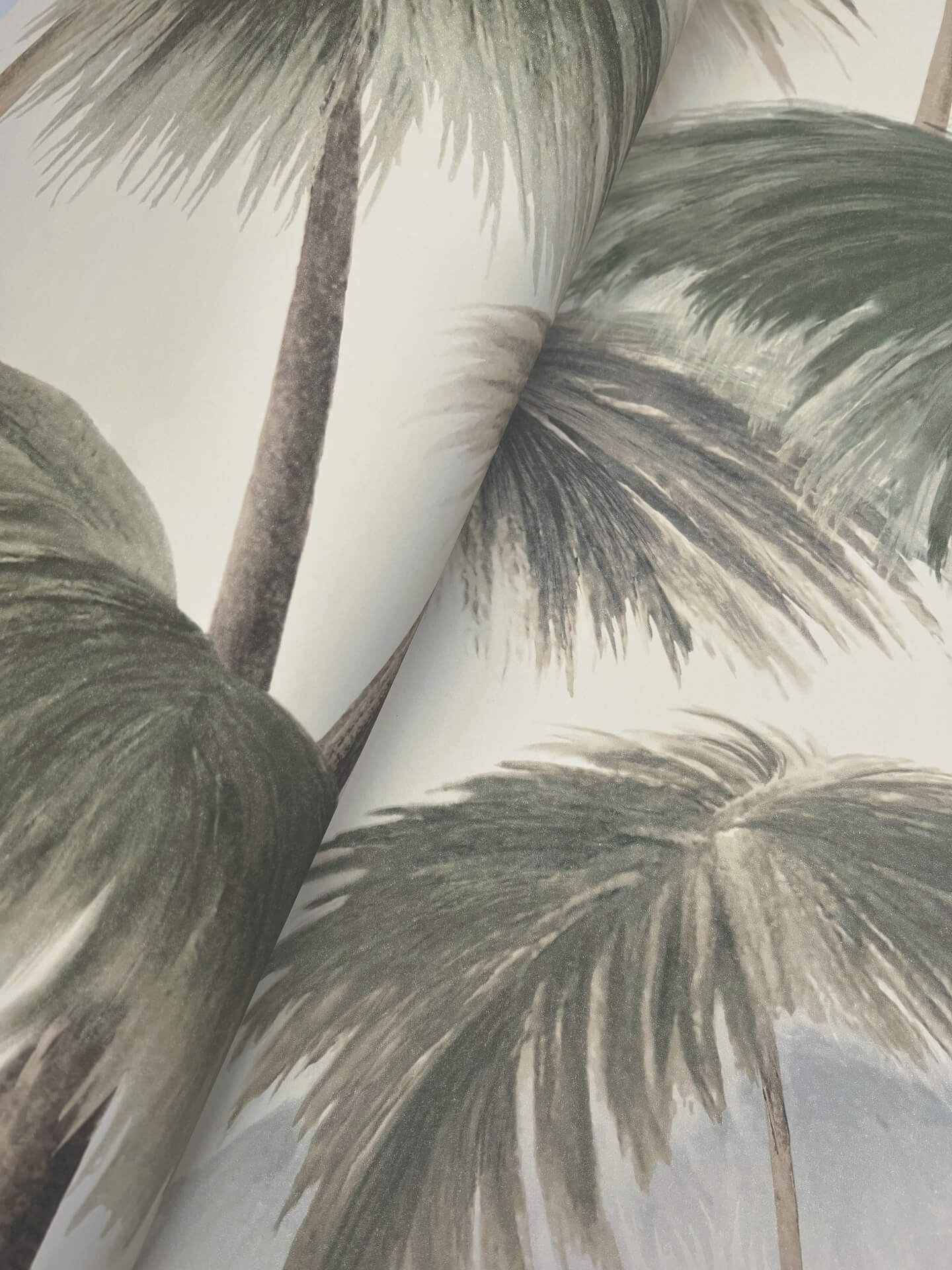 Plein Air Palms Vintage Wallpaper - York Wallcoverings - LM5433 - York Wallcoverings Wallpaper