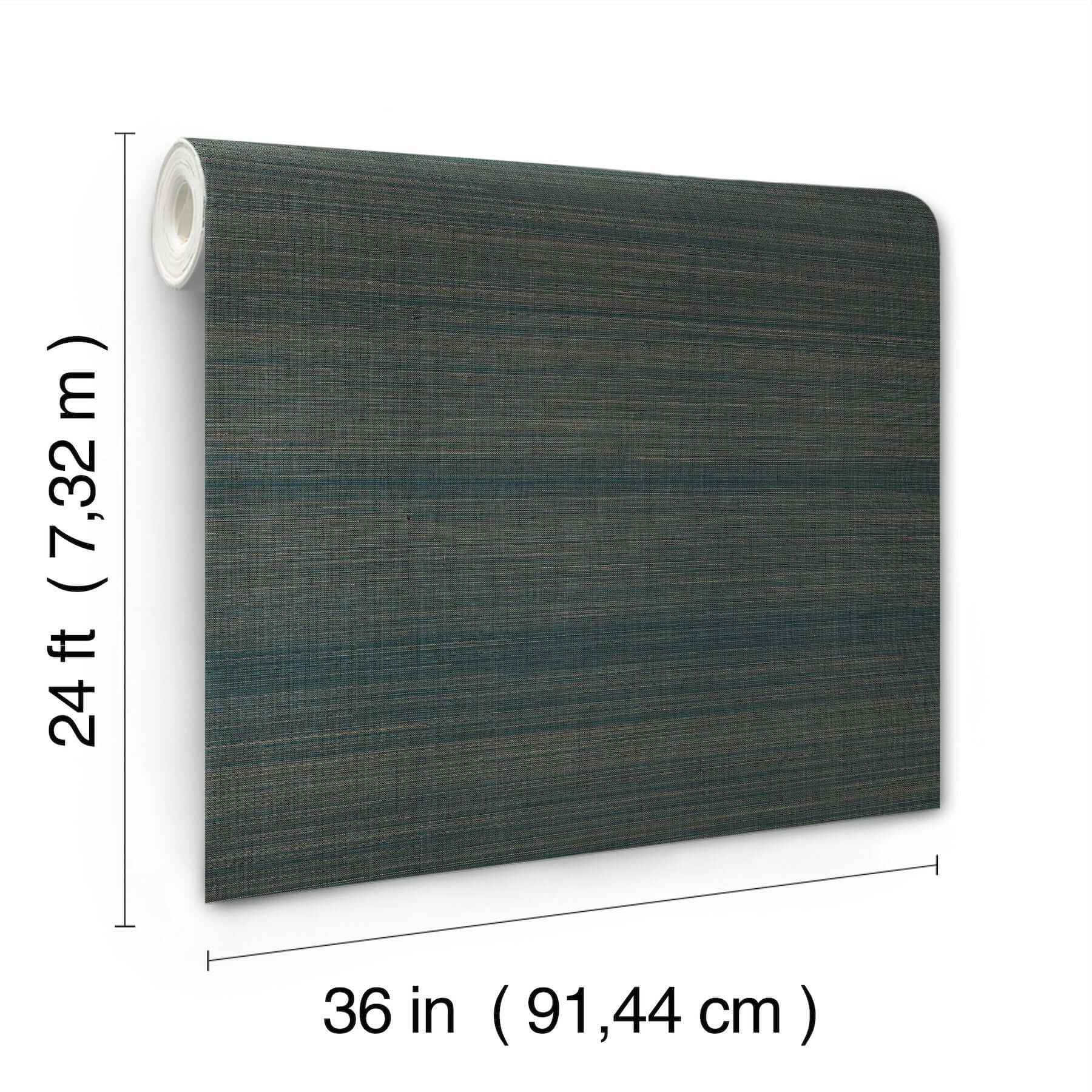 Modern Abaca Peacock Wallpaper - York Wallcoverings - GV0271 - York Wallcoverings Wallpaper