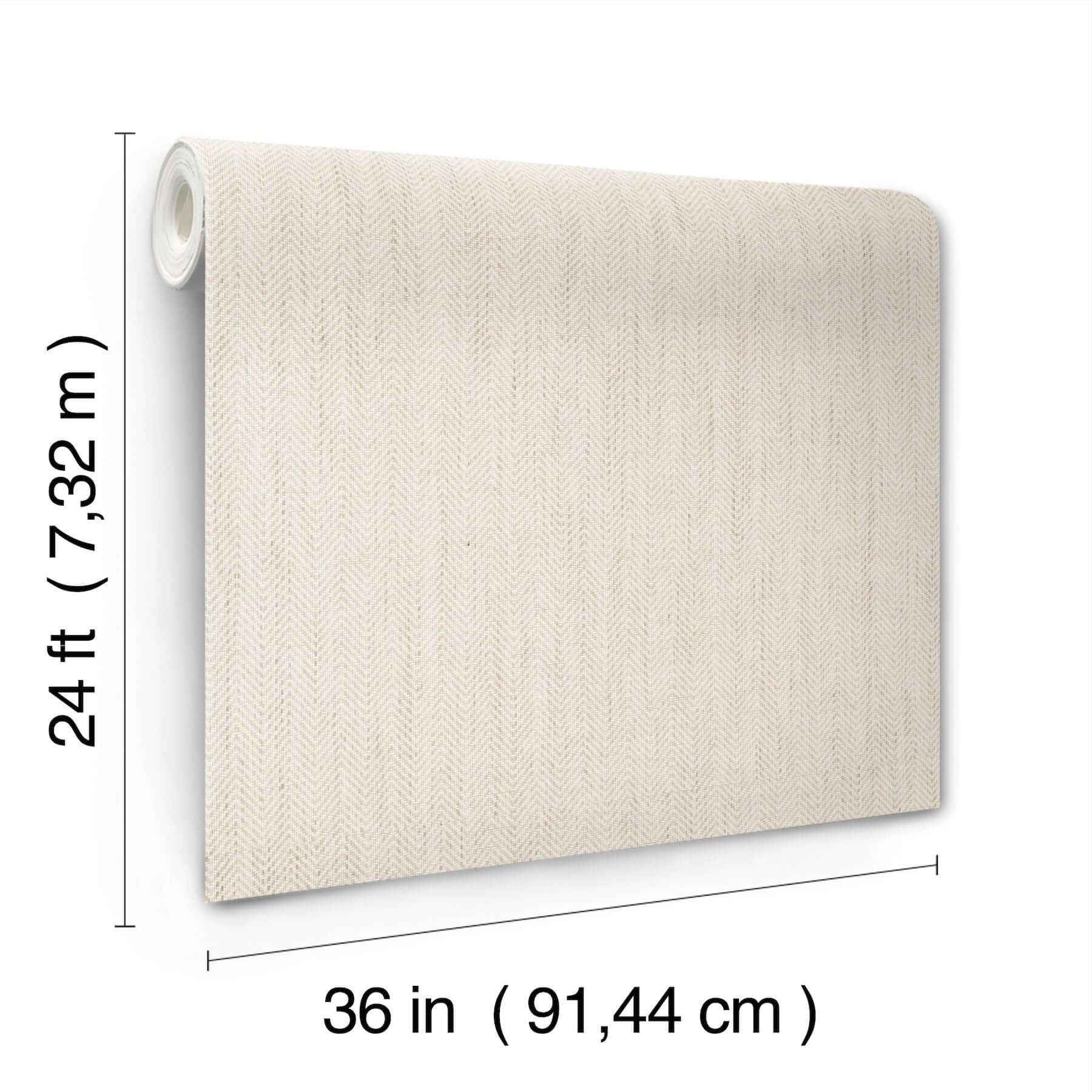 Tailored Weave White Wallpaper - York Wallcoverings - GV0194 - York Wallcoverings Wallpaper