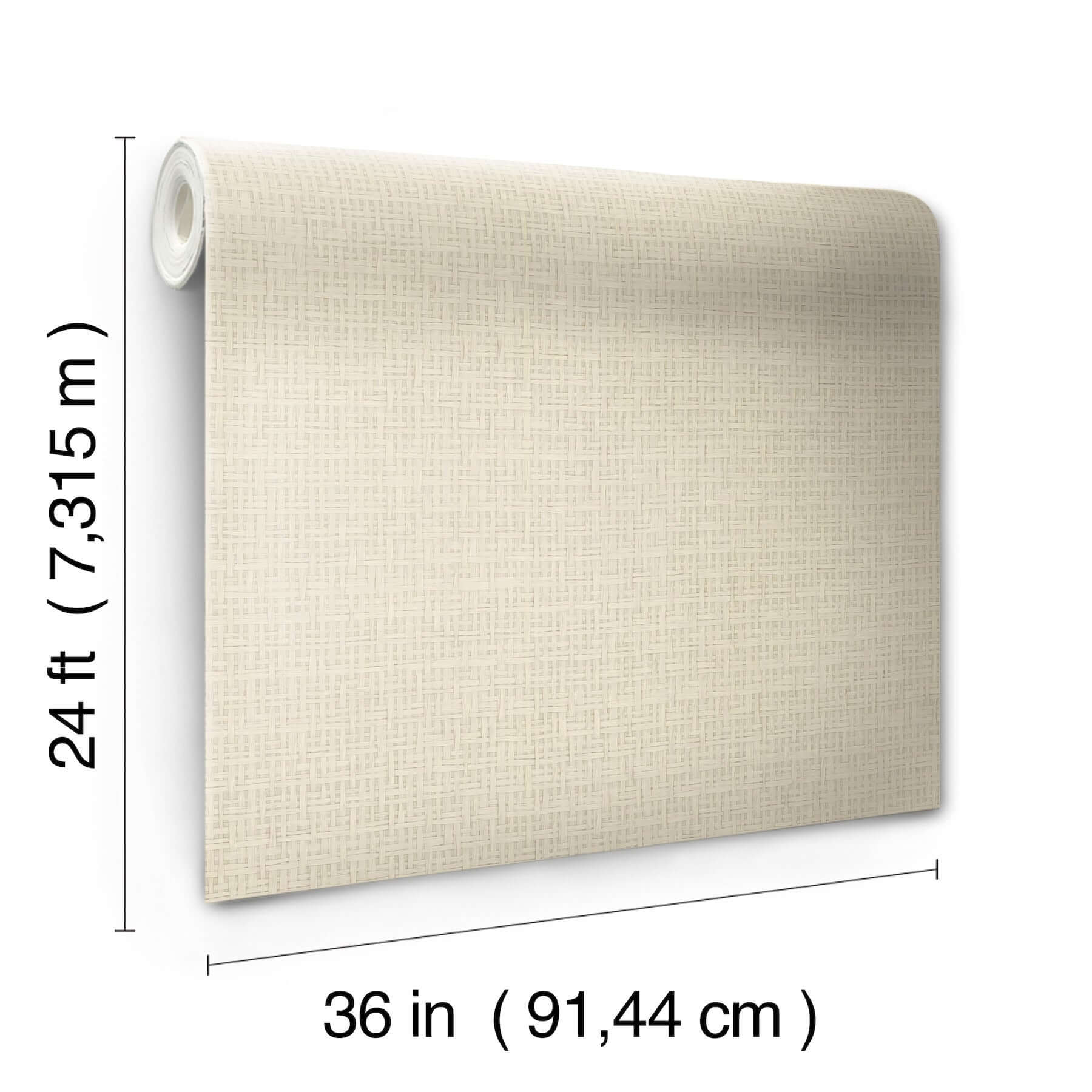 tatami-weave-natural-cream-wallpaper-york-wallcoverings-og0526gv - York Wallcoverings Wallpaper