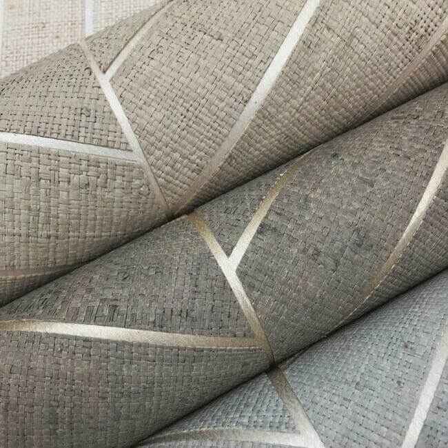 Atelier Herringbone Light Grey Wallpaper - York Wallcoverings - HO2106 - York Wallcoverings Wallpaper