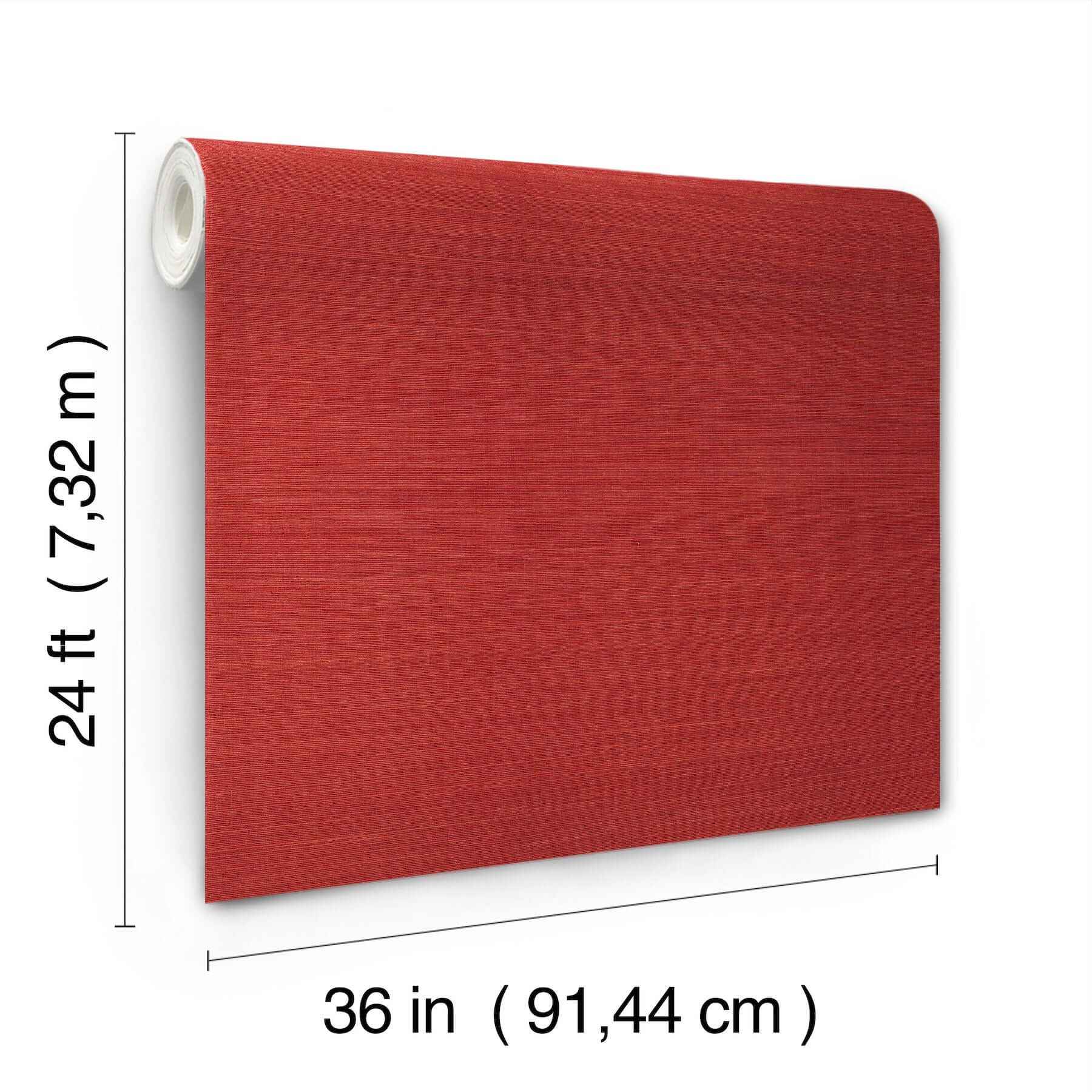 Maguey Sisal Tomato Wallpaper - York Wallcoverings - GV0141NW - York Wallcoverings Wallpaper