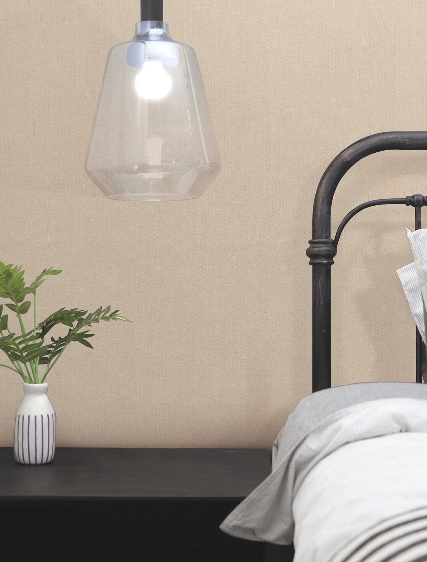 purl-one-high-performance-vinyl-wallpaper-sand-york-wallcoverings-ud2506n - York Wallcoverings Wallpaper