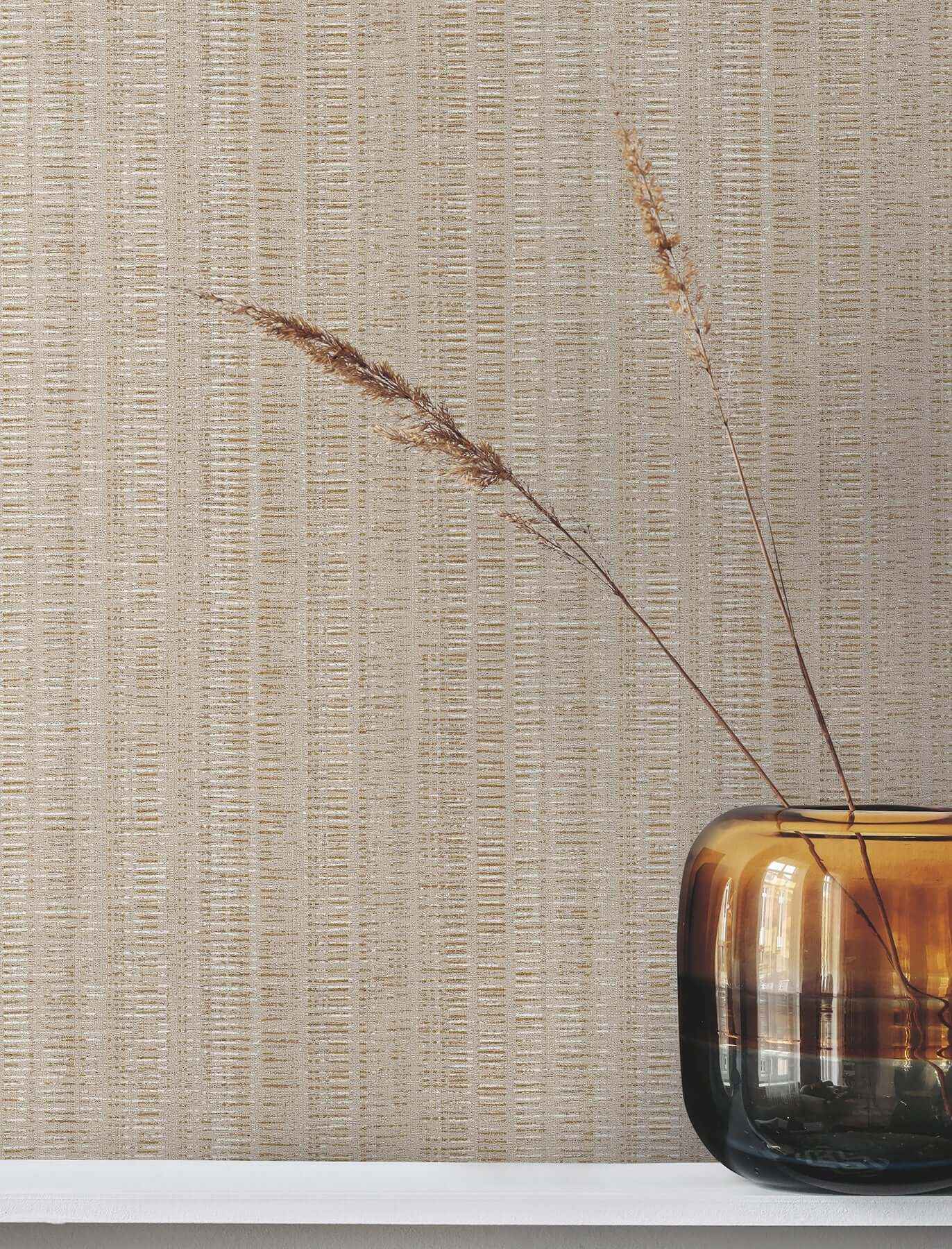 Stratford Linen Wallpaper - York Wallcoverings - UD2541N - York Wallcoverings Wallpaper