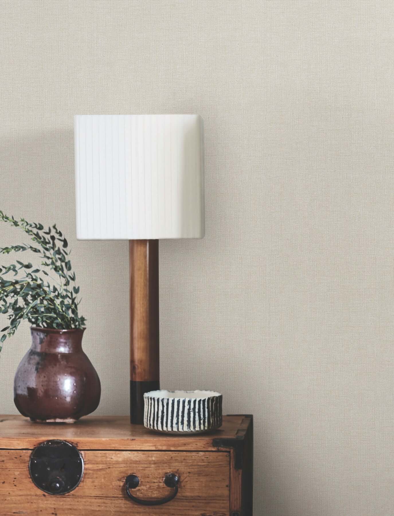 hardy-linen-high-performance-vinyl-wallpaper-powder-sand-york-wallcoverings-ud2554n - York Wallcoverings Wallpaper