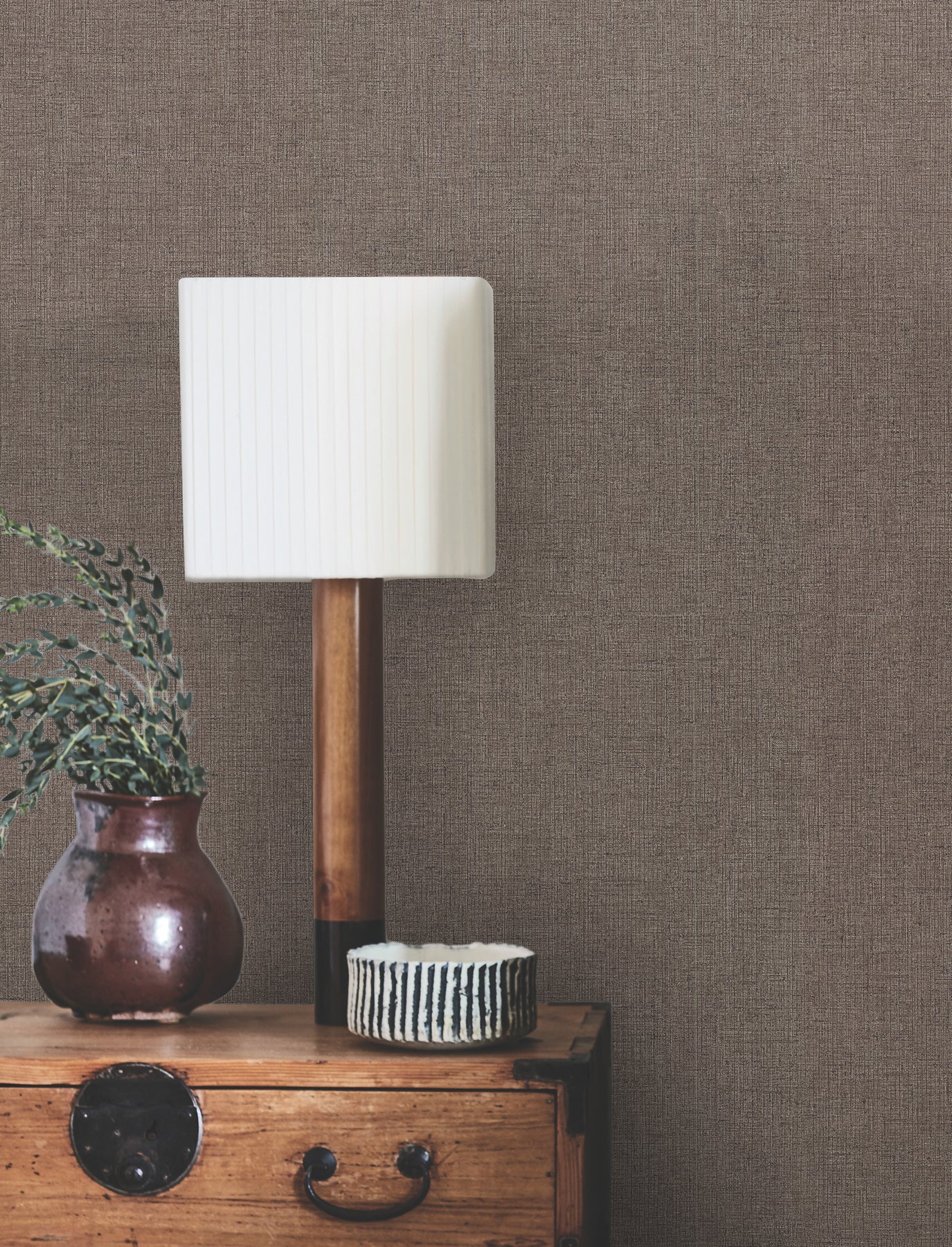 Hardy Linen Tudor Wallpaper - York Wallcoverings - UD2559N - York Wallcoverings Wallpaper