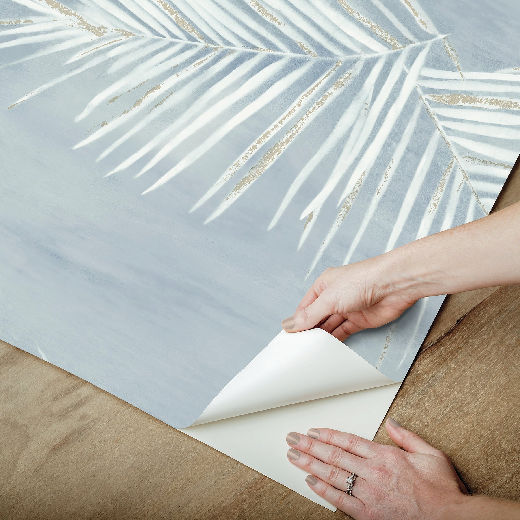 endless-summer-premium-peel-stick-wallpaper-blue-gold-york-wallcoverings-psw1554rl