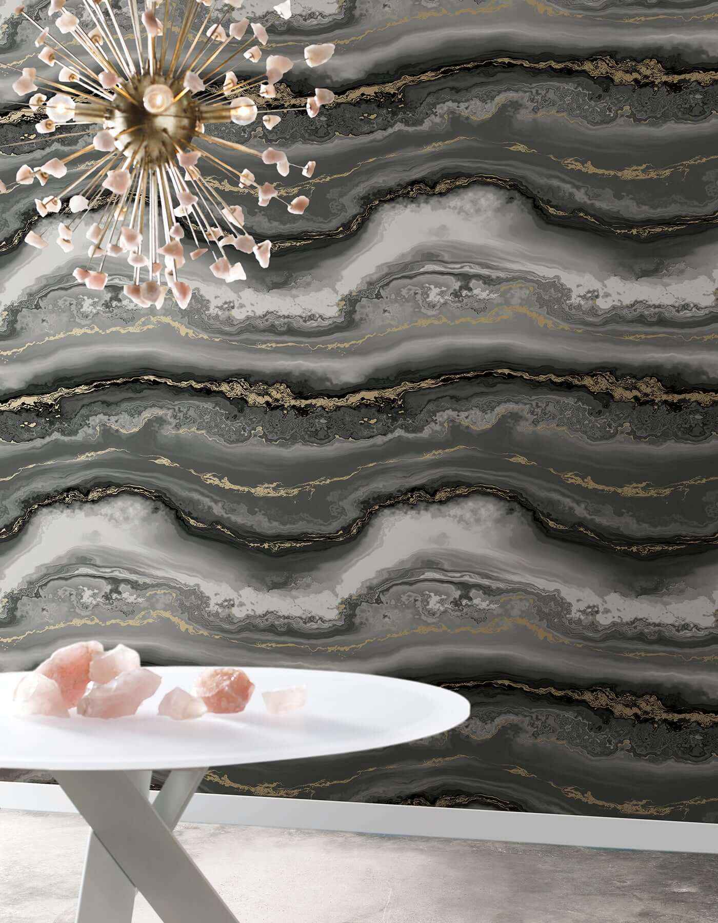 Shifting Sands Onyx Peel & Stick Wallpaper - York Wallcoverings - PSW1561RL