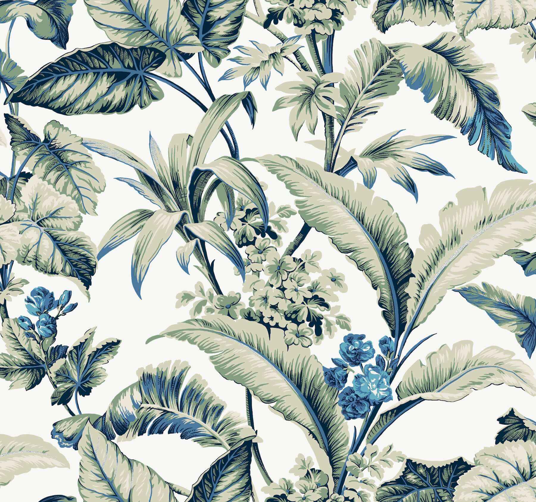 Mystic Isle Multicolor Wallpaper - York Wallcoverings - GT4502