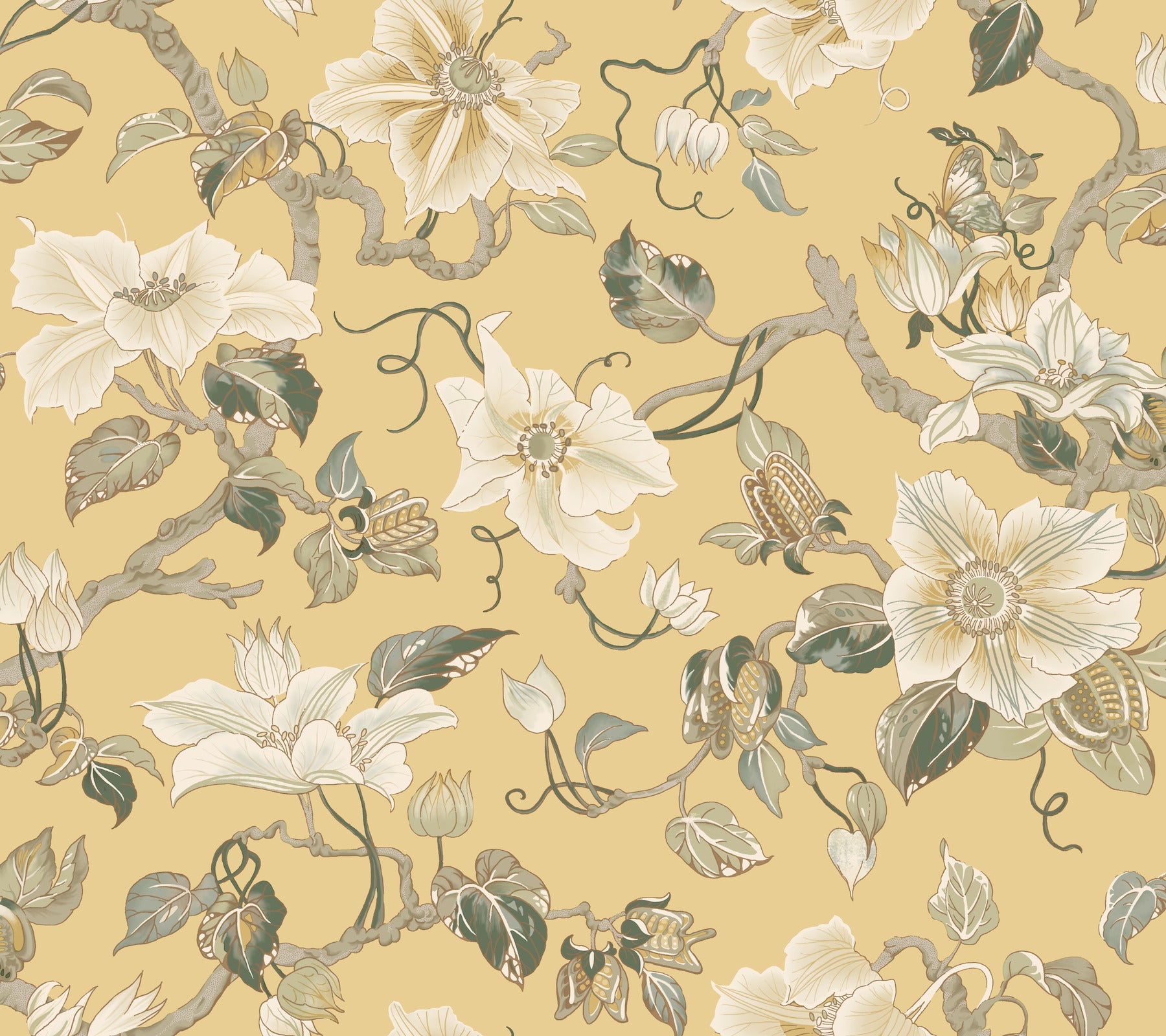 marguerite-vine-wallpaper-yellow-york-wallcoverings-gt4515