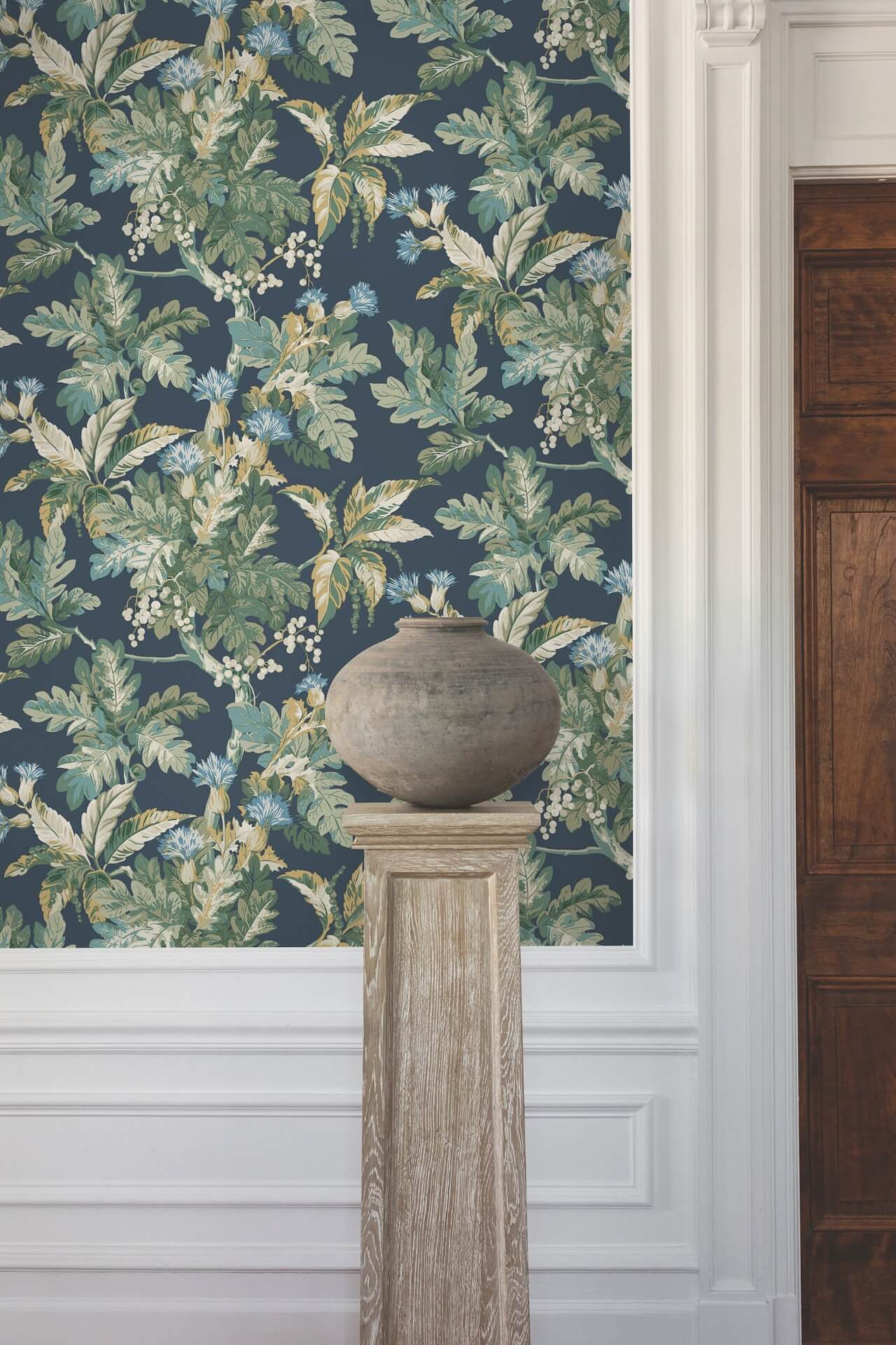 briarwood-navy-wallpaper-york-wallcoverings-gt4523 - York Wallcoverings Wallpaper