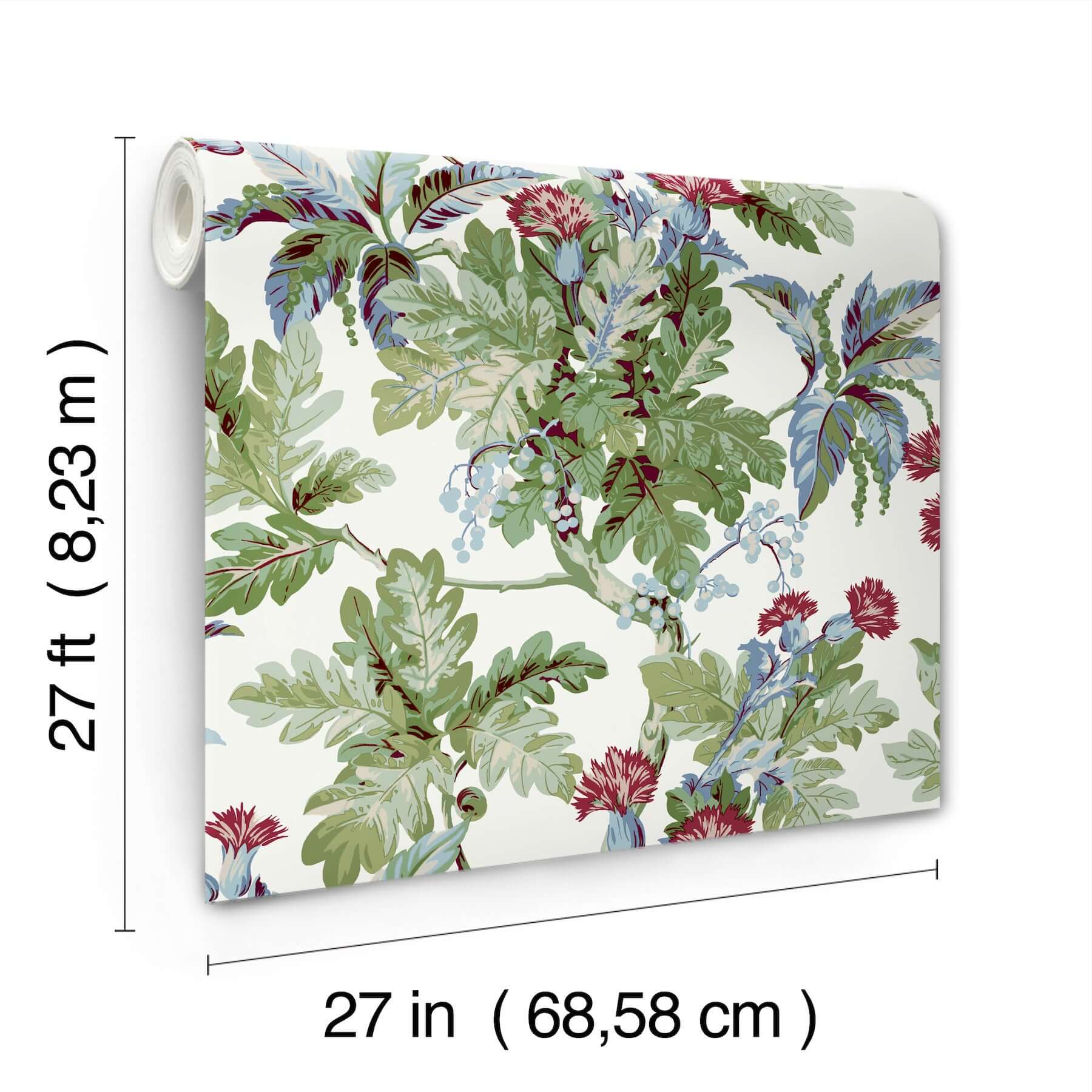 briarwood-white-wallpaper-york-wallcoverings-gt4524 - York Wallcoverings Wallpaper