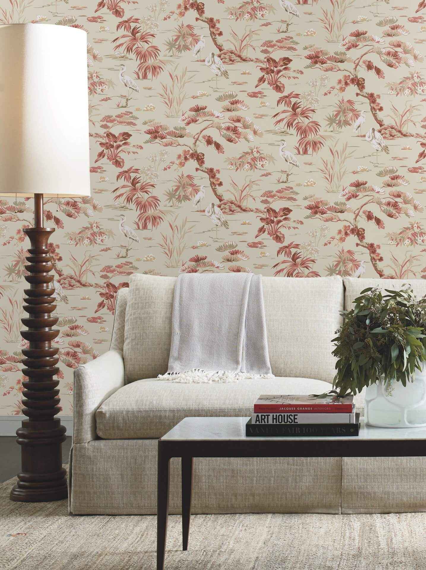 Bridgewater Coral Wallpaper - York Wallcoverings - GT4532 - York Wallcoverings Wallpaper