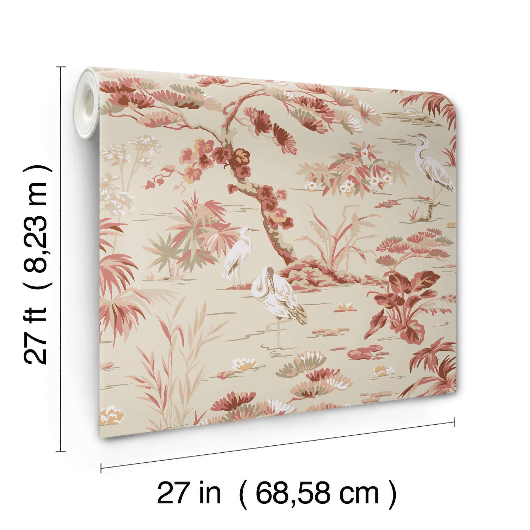 bridgewater-coral-wallpaper-york-wallcoverings-gt4532 - York Wallcoverings Wallpaper
