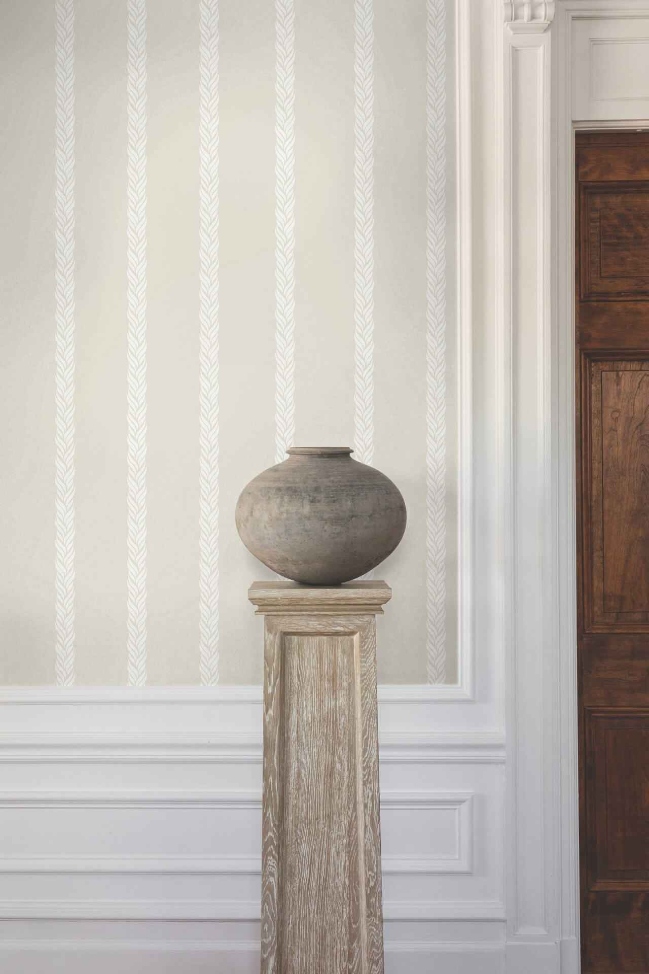 Braided Stripe Tan Wallpaper - York Wallcoverings - GT4545 - York Wallcoverings Wallpaper