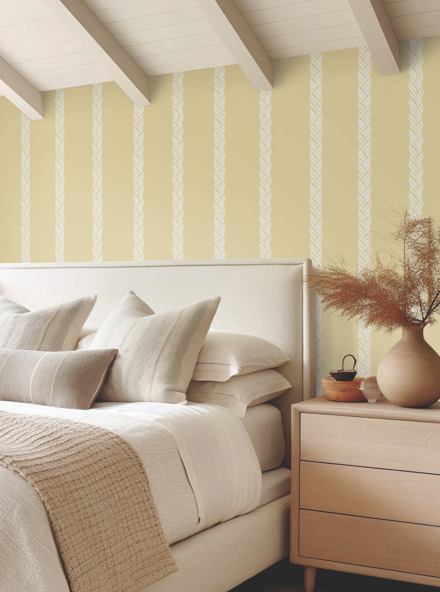 braided-stripe-wallpaper-yellow-york-wallcoverings-gt4543