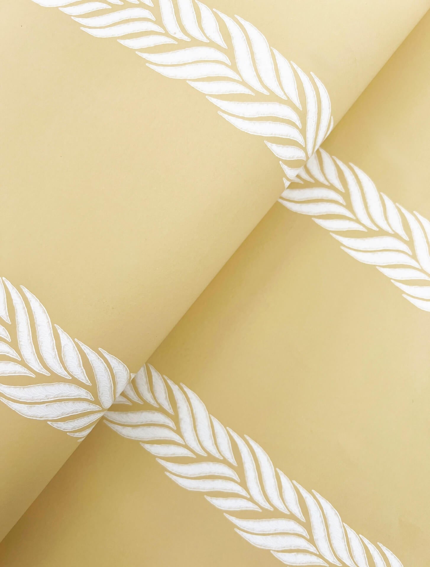 Braided Stripe Yellow Wallpaper - York Wallcoverings - GT4543 - York Wallcoverings Wallpaper
