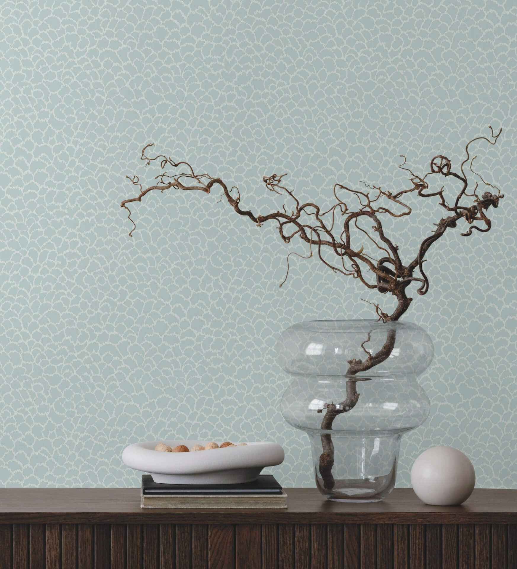 Nadie Blue Wallpaper - York Wallcoverings - GT4572 - York Wallcoverings Wallpaper
