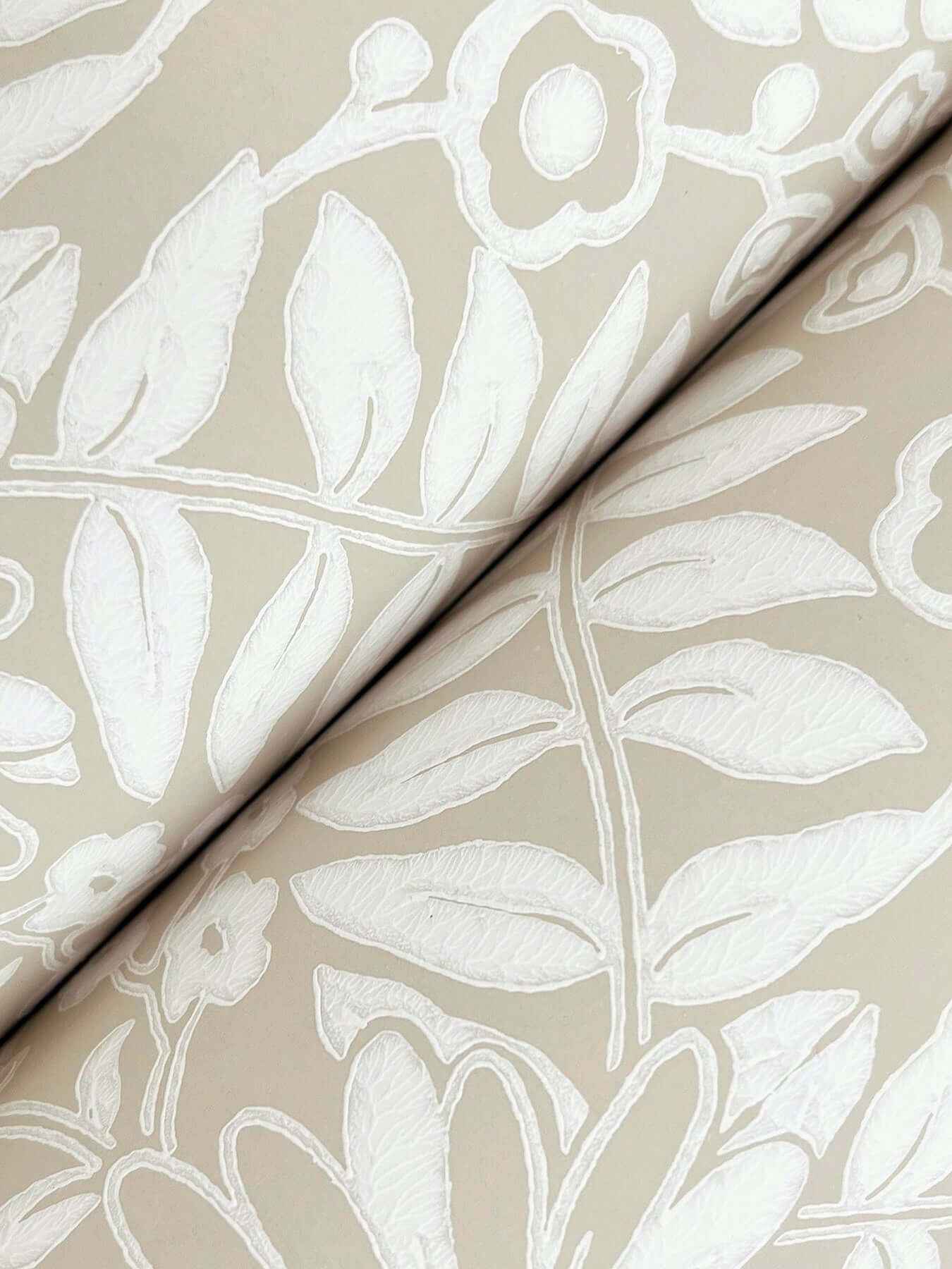 Pineapple Damask Linen Wallpaper - York Wallcoverings - RF7485 - York Wallcoverings Wallpaper