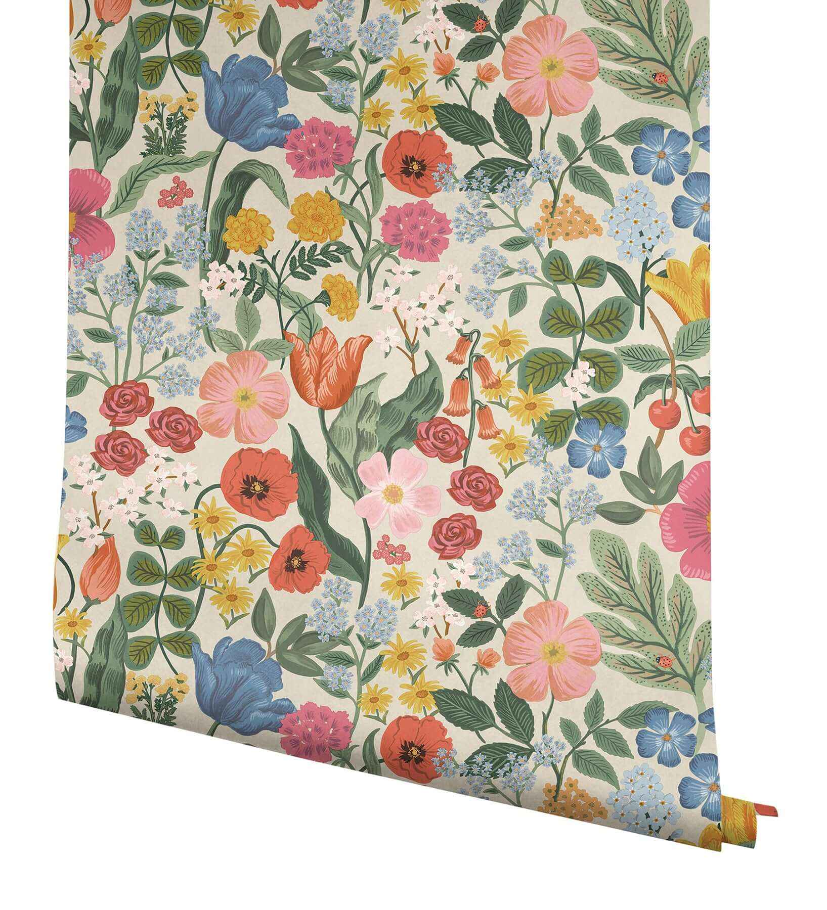 Blossom Cream Wallpaper - York Wallcoverings - RF7492 - York Wallcoverings Wallpaper