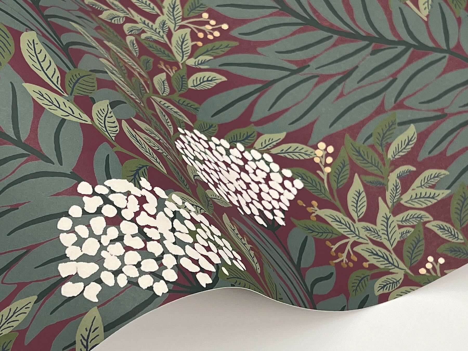 highgrove-wallpaper-burgundy-york-wallcoverings-rf7506 - York Wallcoverings Wallpaper