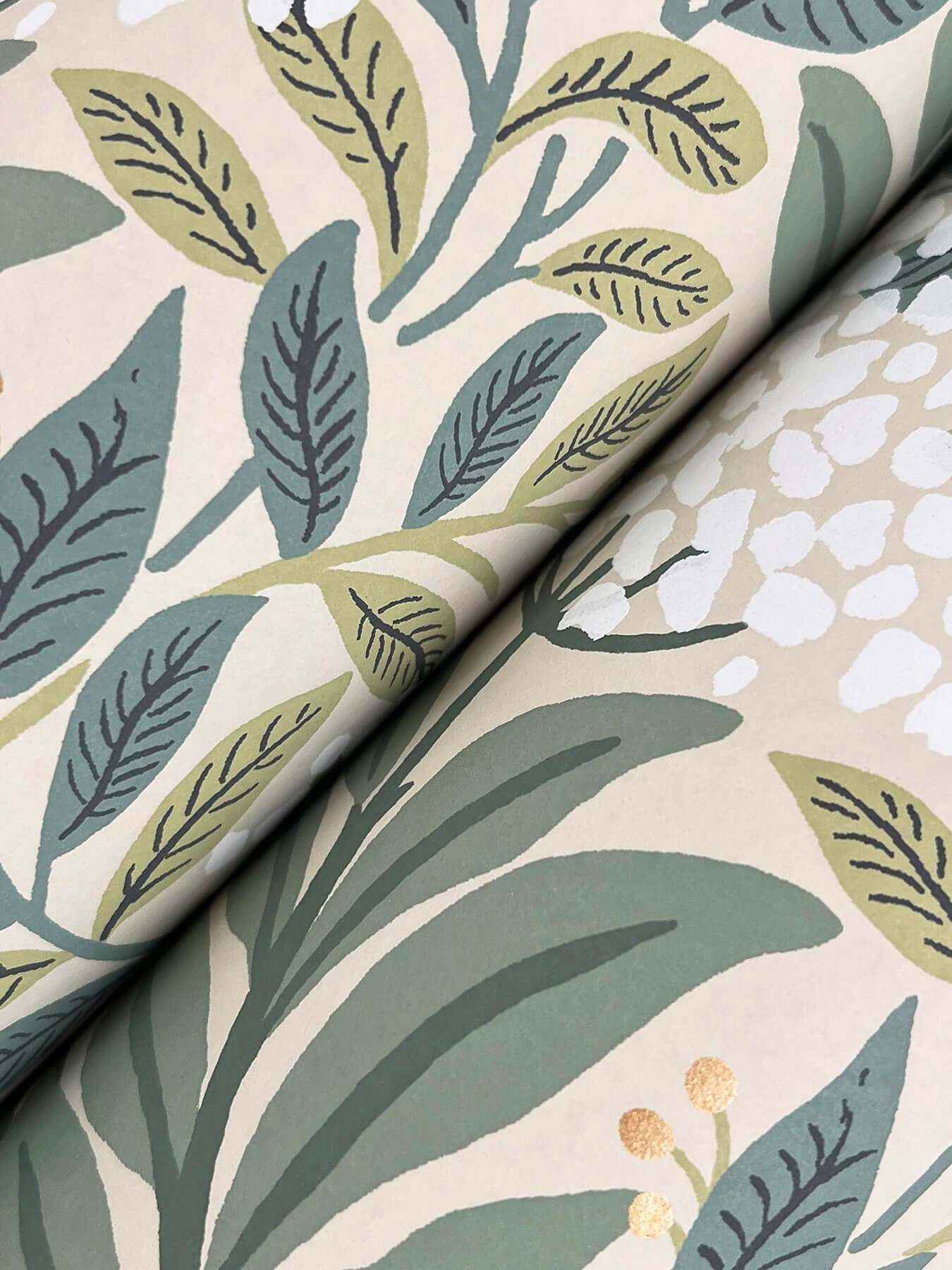 Highgrove Linen Wallpaper - York Wallcoverings - RF7502 - York Wallcoverings Wallpaper