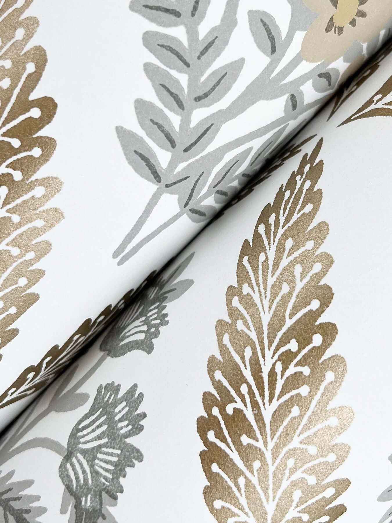 Estee Garden Gold Wallpaper - York Wallcoverings - RF7511 - York Wallcoverings Wallpaper