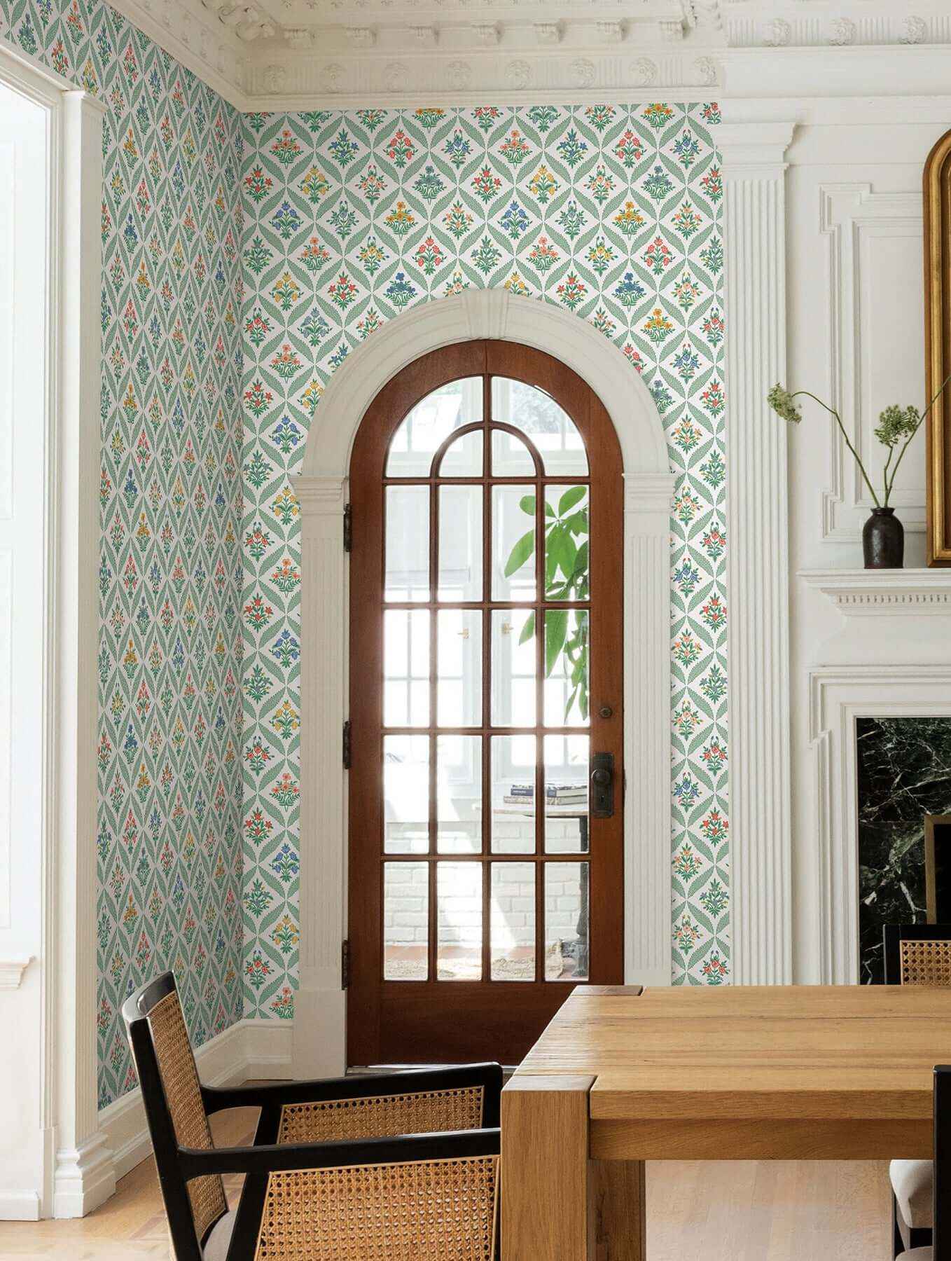 Estee Garden Sage Wallpaper - York Wallcoverings - RF7513 - York Wallcoverings Wallpaper