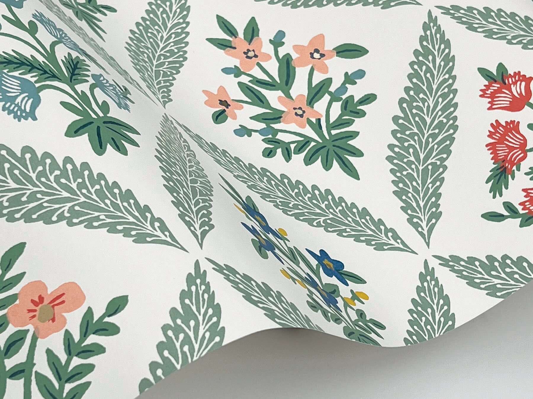 estee-garden-wallpaper-sage-multi-york-wallcoverings-rf7513 - York Wallcoverings Wallpaper