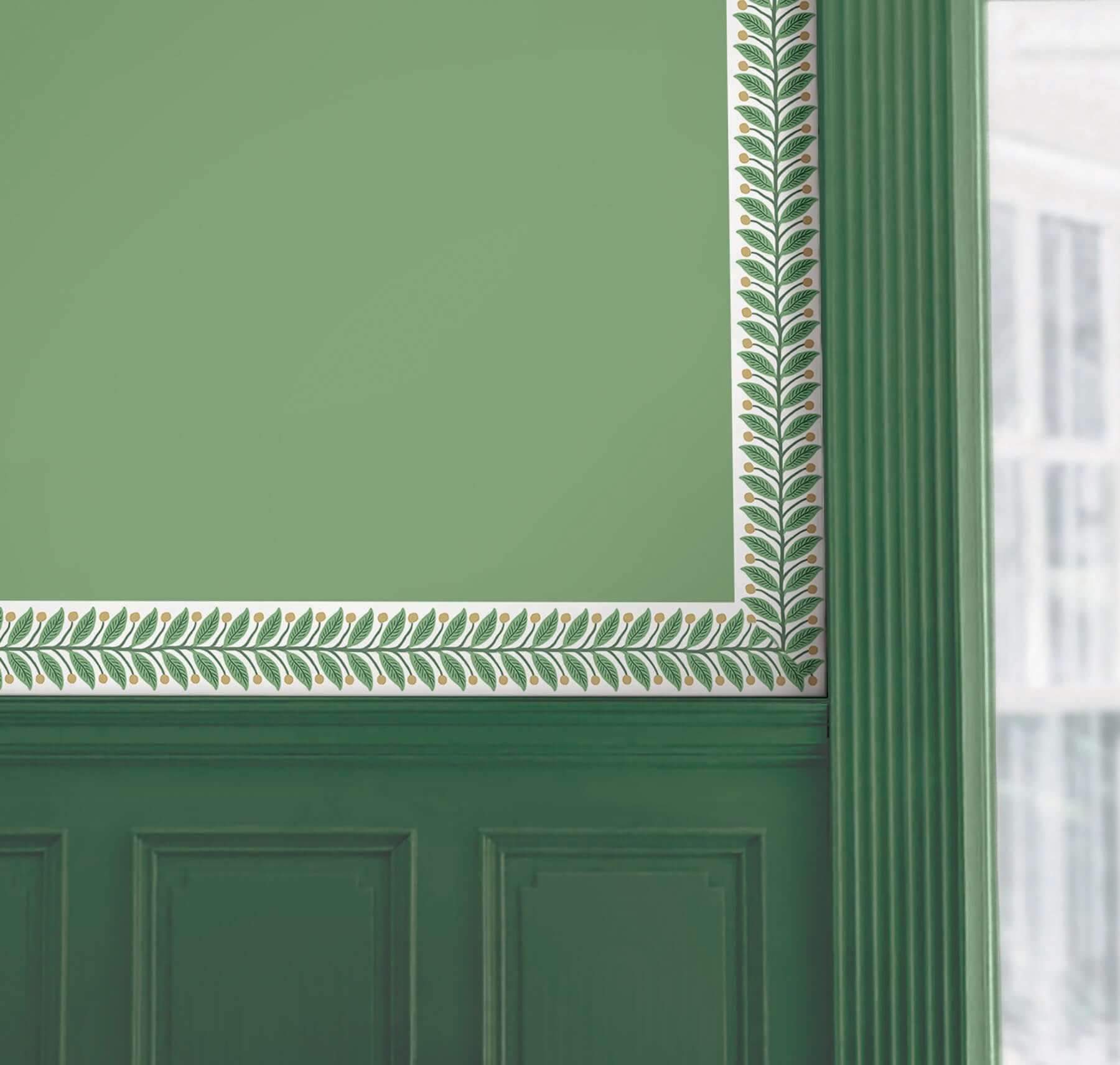 garden-wallpaper-trim-green-york-wallcoverings-rf7531b - York Wallcoverings Wallpaper