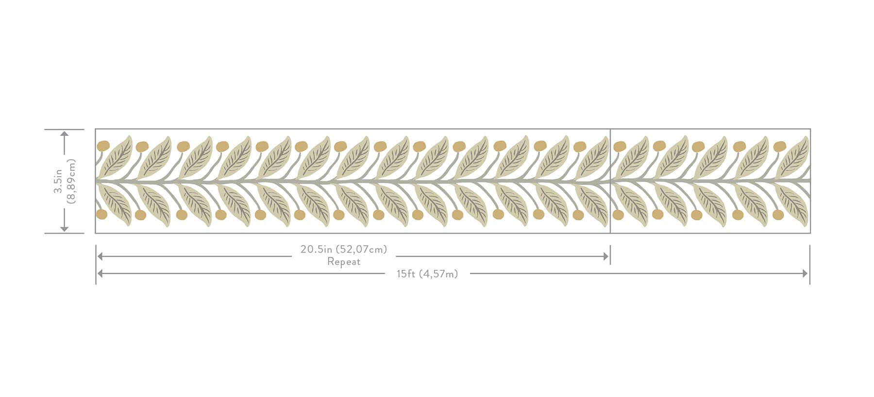 garden-wallpaper-trim-linen-york-wallcoverings-rf7532b - York Wallcoverings Wallpaper