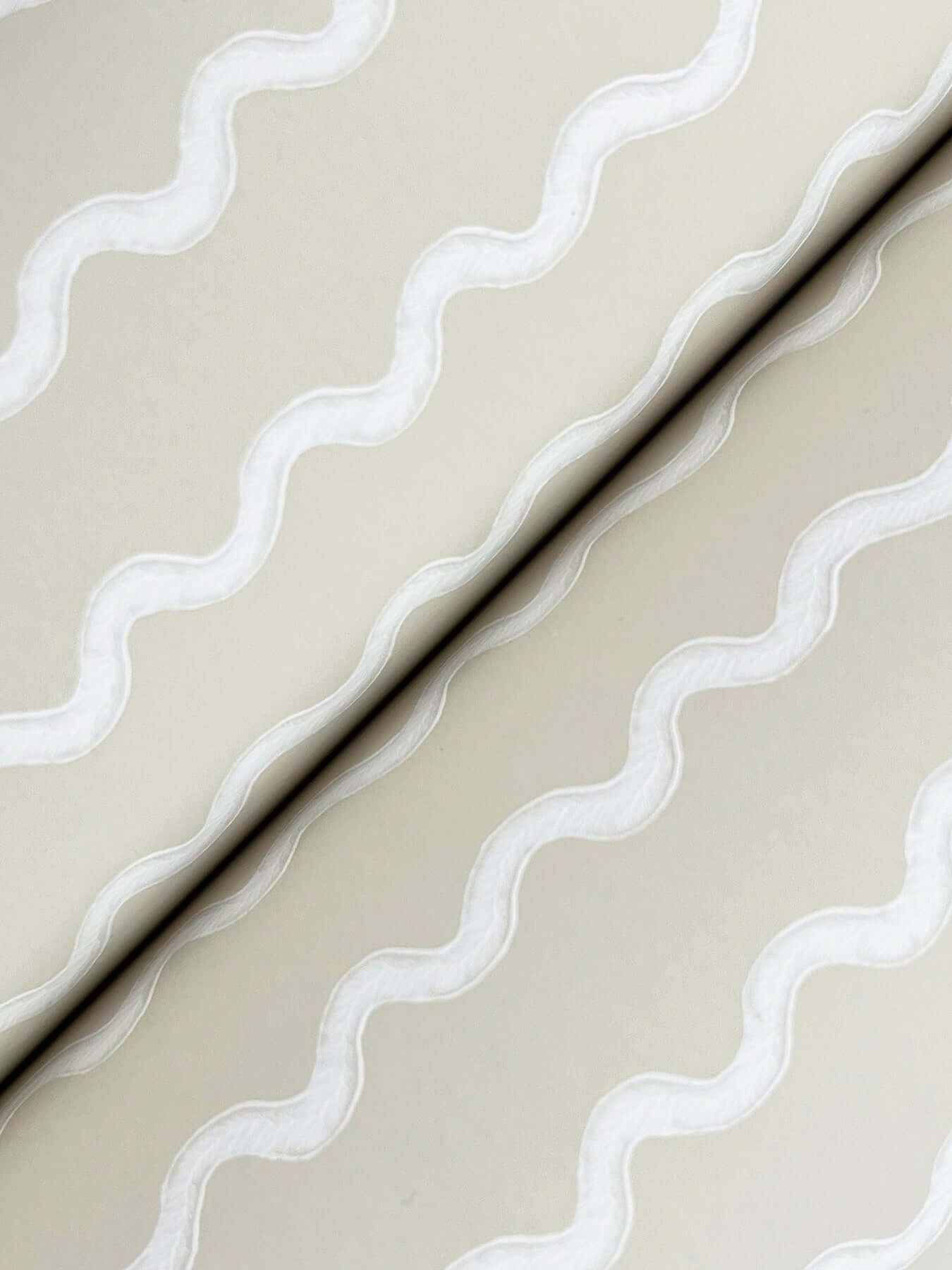 Rickrack Linen Wallpaper - York Wallcoverings - RF7554 - York Wallcoverings Wallpaper