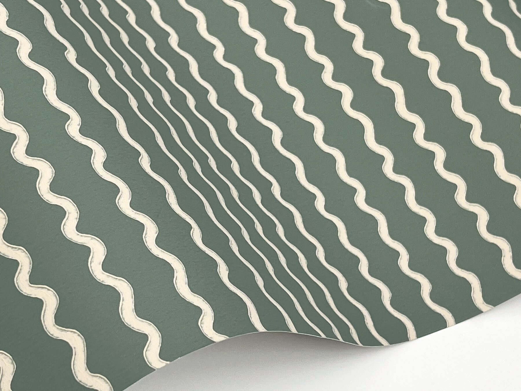 rickrack-wallpaper-moss-york-wallcoverings-rf7553 - York Wallcoverings Wallpaper
