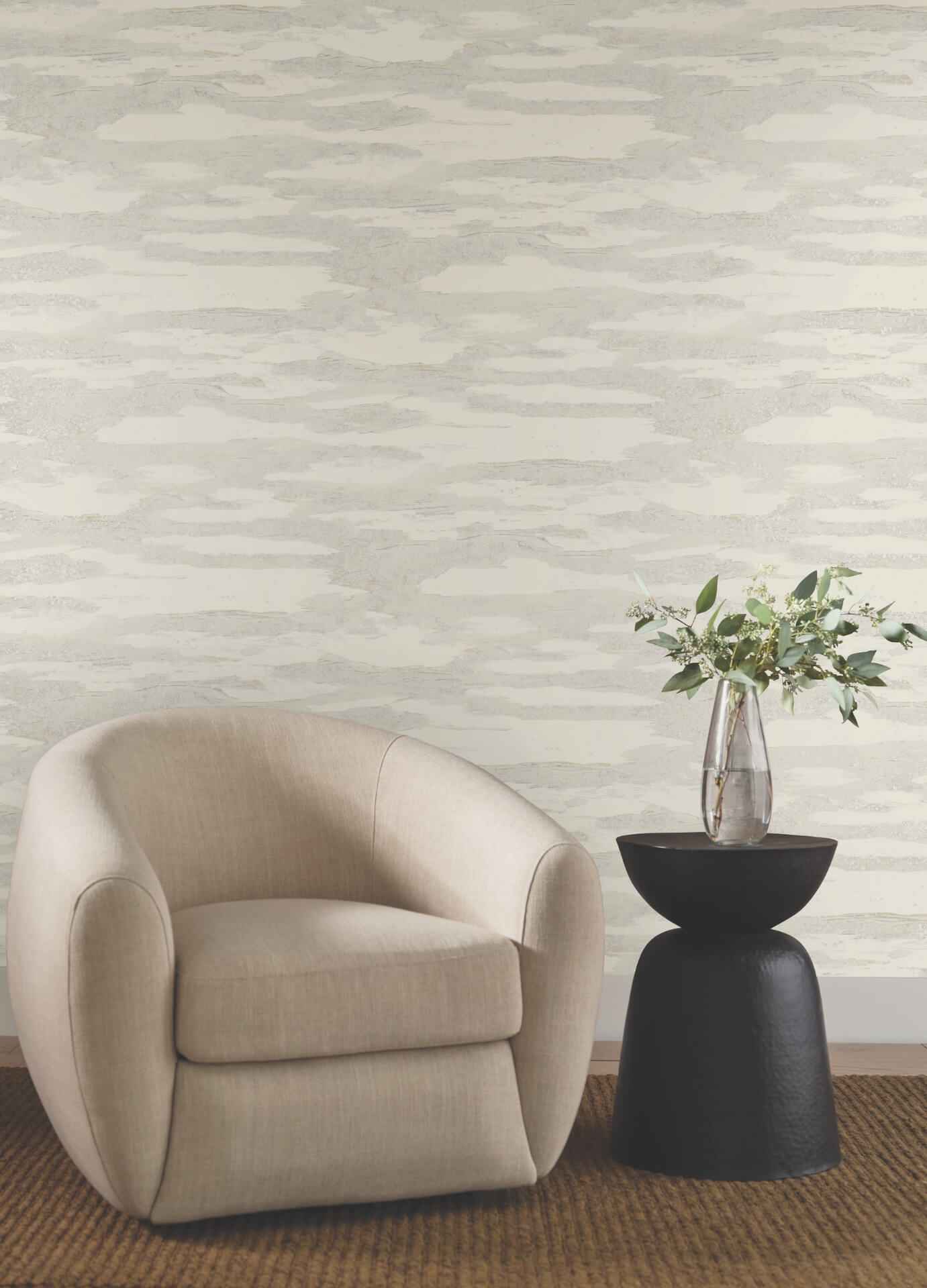 Artistic Desert Tides Wallpaper - York Wallcoverings - NT6175 - York Wallcoverings Wallpaper