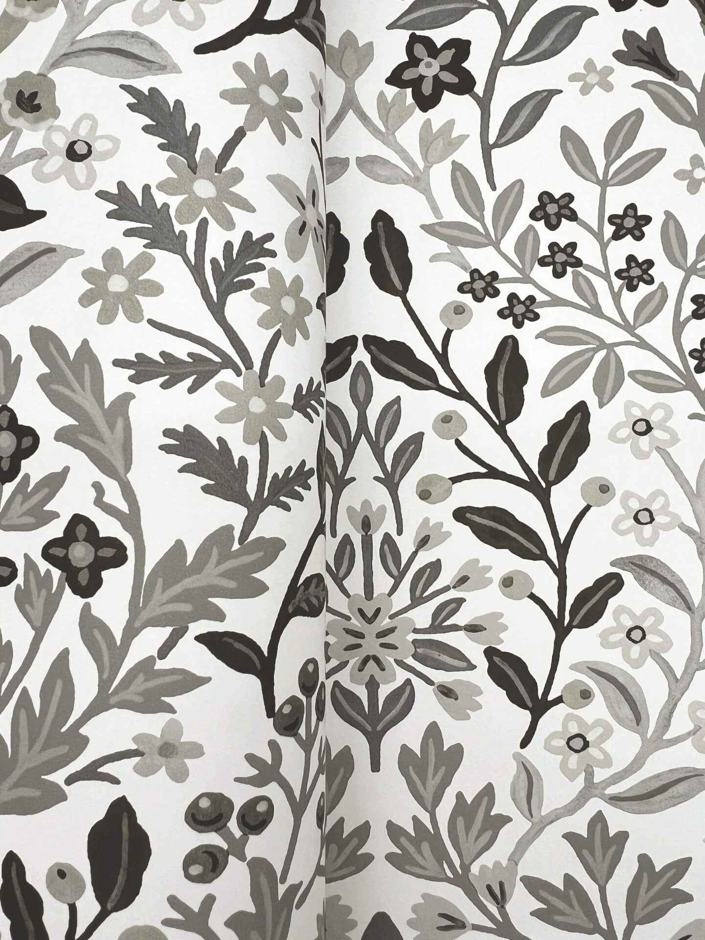 Garden White & Black Terrace Wallpaper - York Wallcoverings - MF4724 - York Wallcoverings Wallpaper