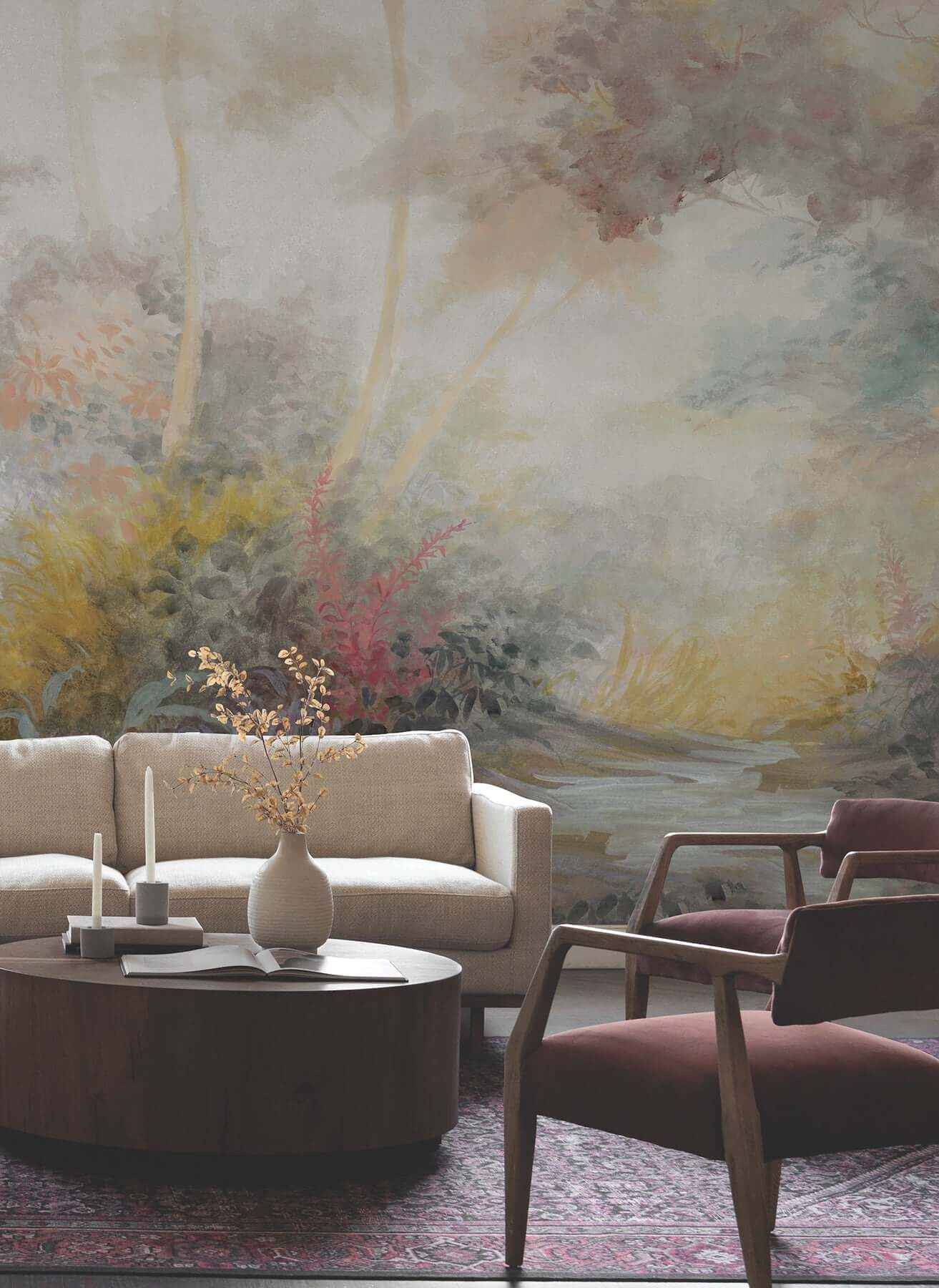 Woodlands Multicolor Wall Mural - York Wallcoverings - MF4809M - York Wallcoverings Wallpaper