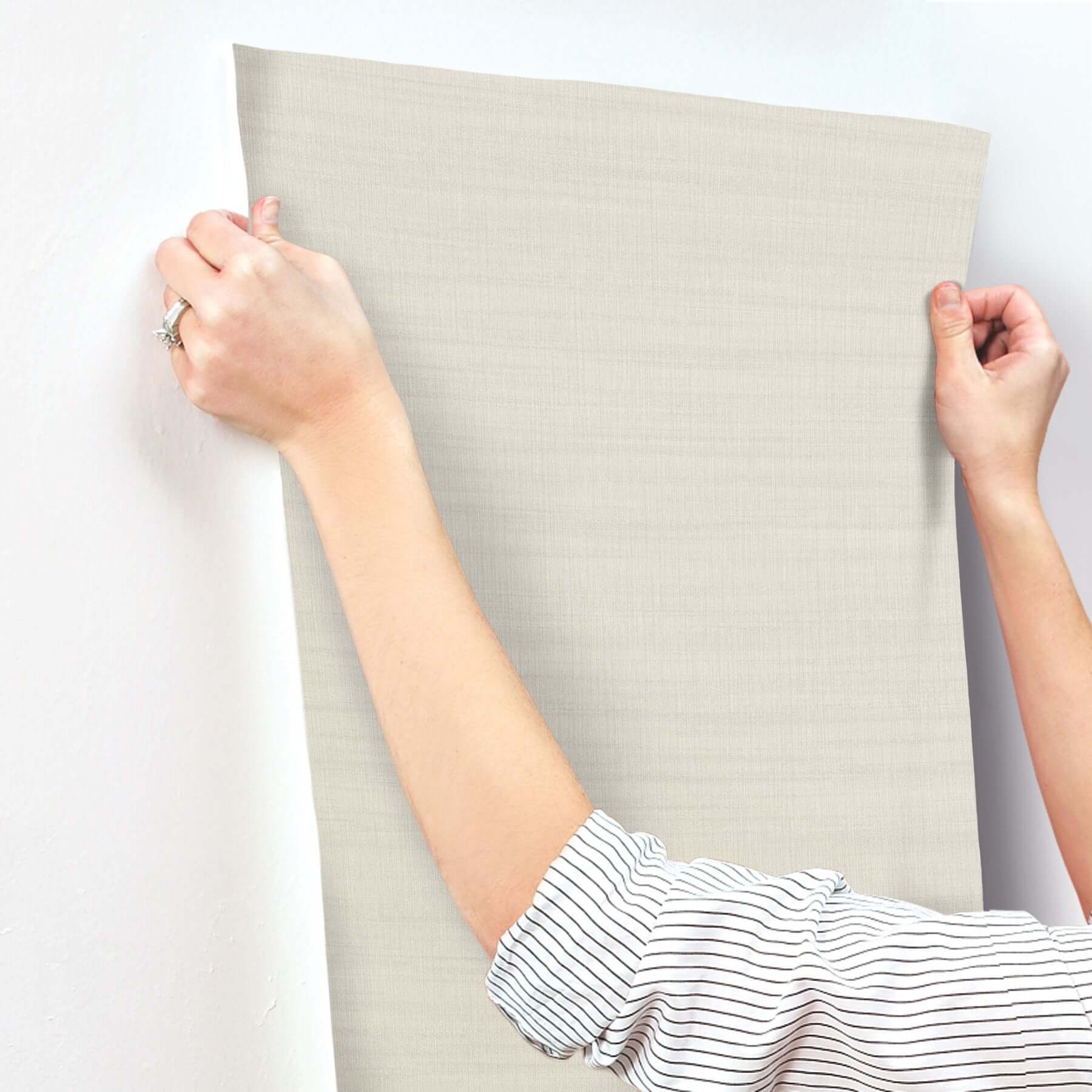 washed-cotton-linen-wallpaper-york-wallcoverings-om3661 - York Wallcoverings Wallpaper