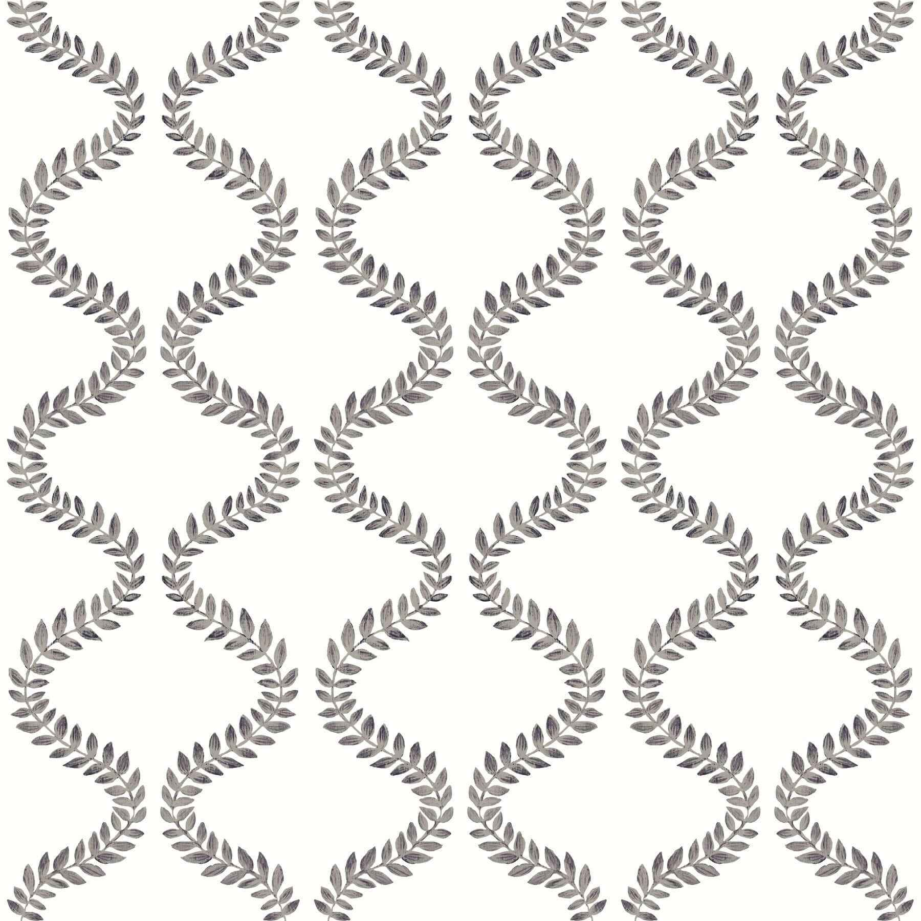 Florentine Soft Black Vine Trellis Peel & Stick Wallpaper - York Wallcoverings - PSW1572RL - York Wallcoverings Wallpaper
