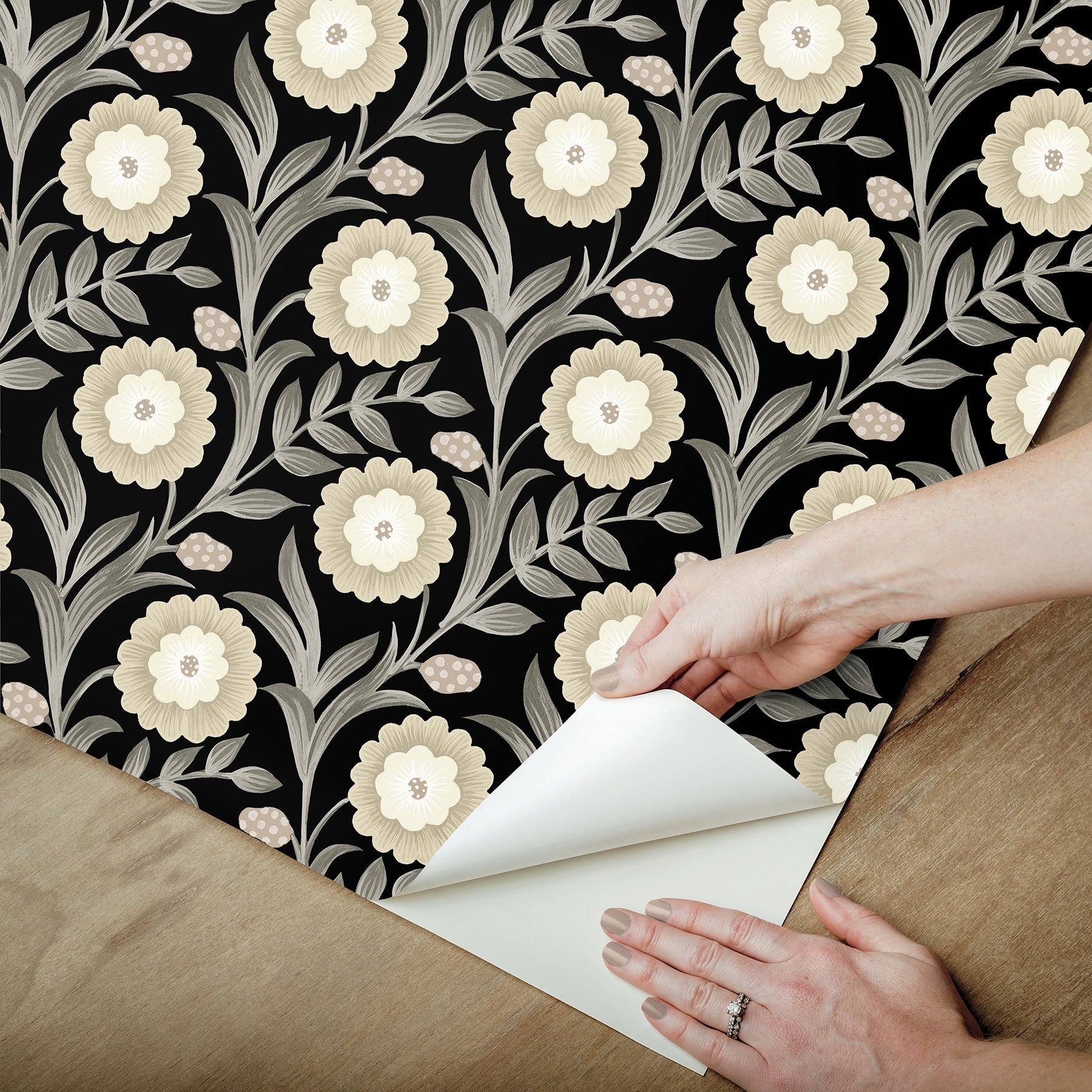 lillian-premium-peel-stick-wallpaper-black-neutral-york-wallcoverings-psw1581rl