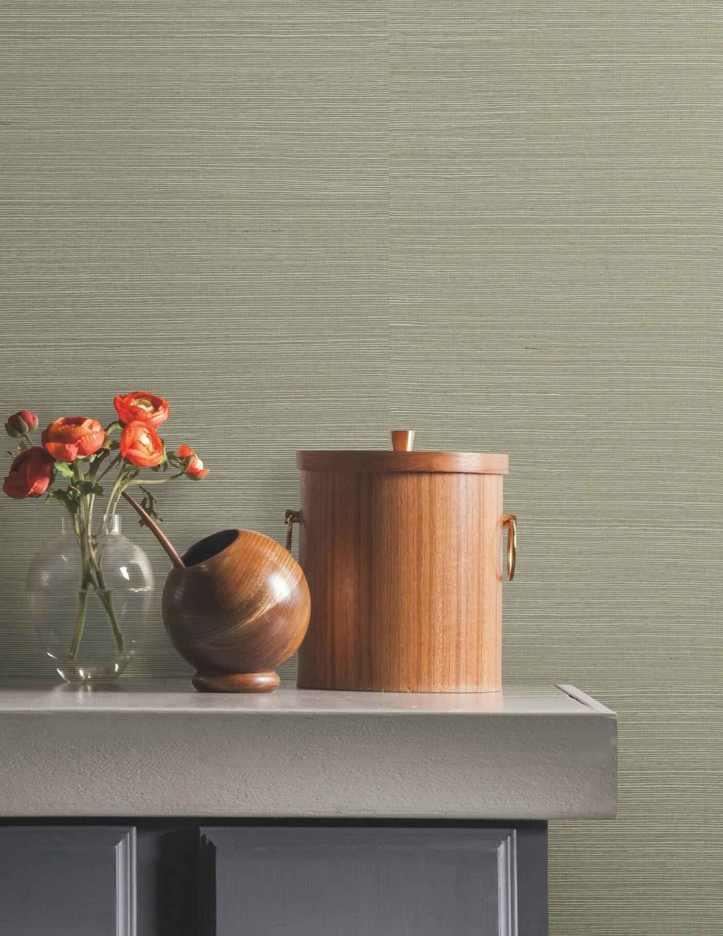 Natural Sisal Pine Peel & Stick Grasscloth Wallpaper - York Wallcoverings - PSW1594RL - York Wallcoverings Wallpaper