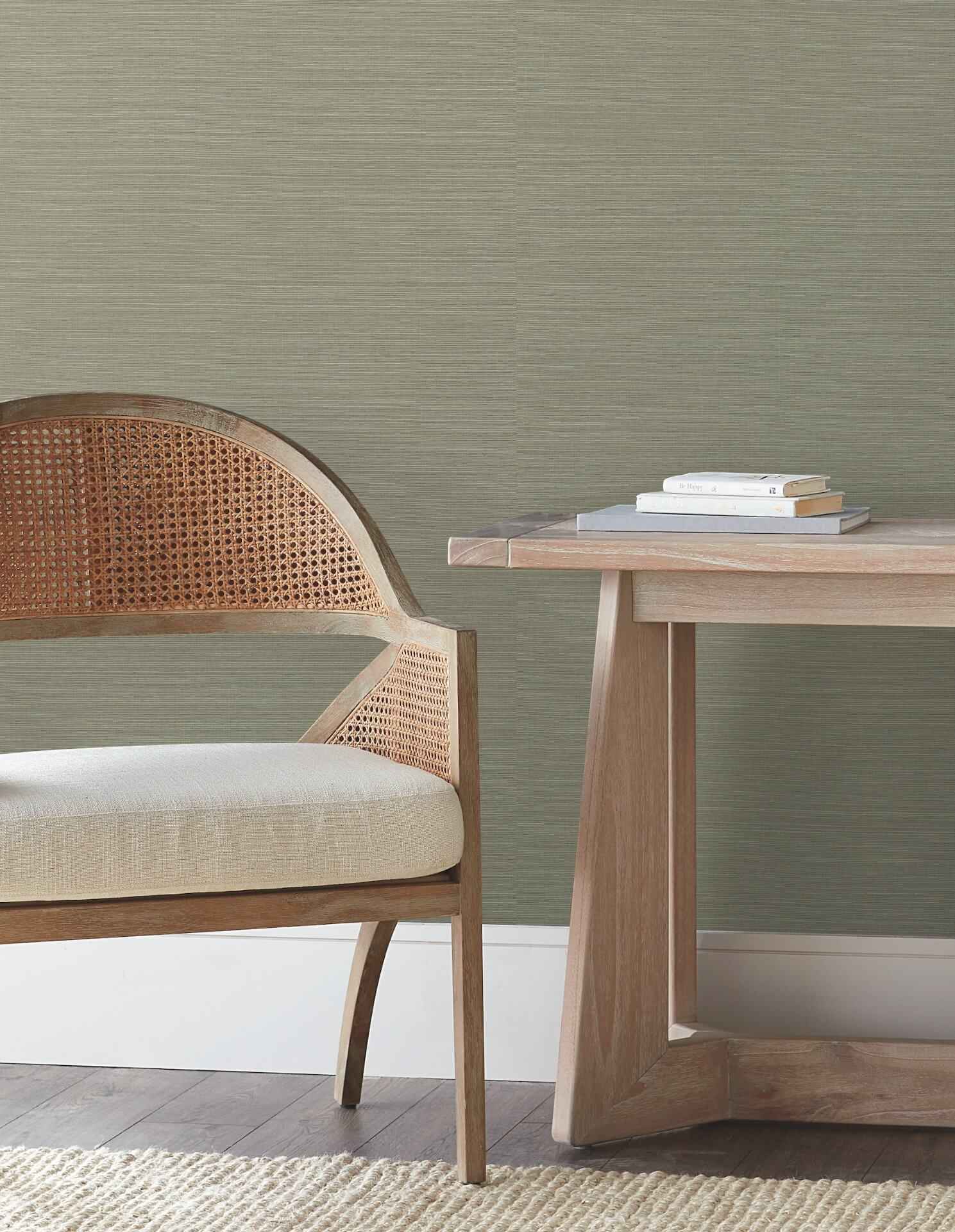 Natural Sisal Pine Peel & Stick Grasscloth Wallpaper - York Wallcoverings - PSW1594RL - York Wallcoverings Wallpaper