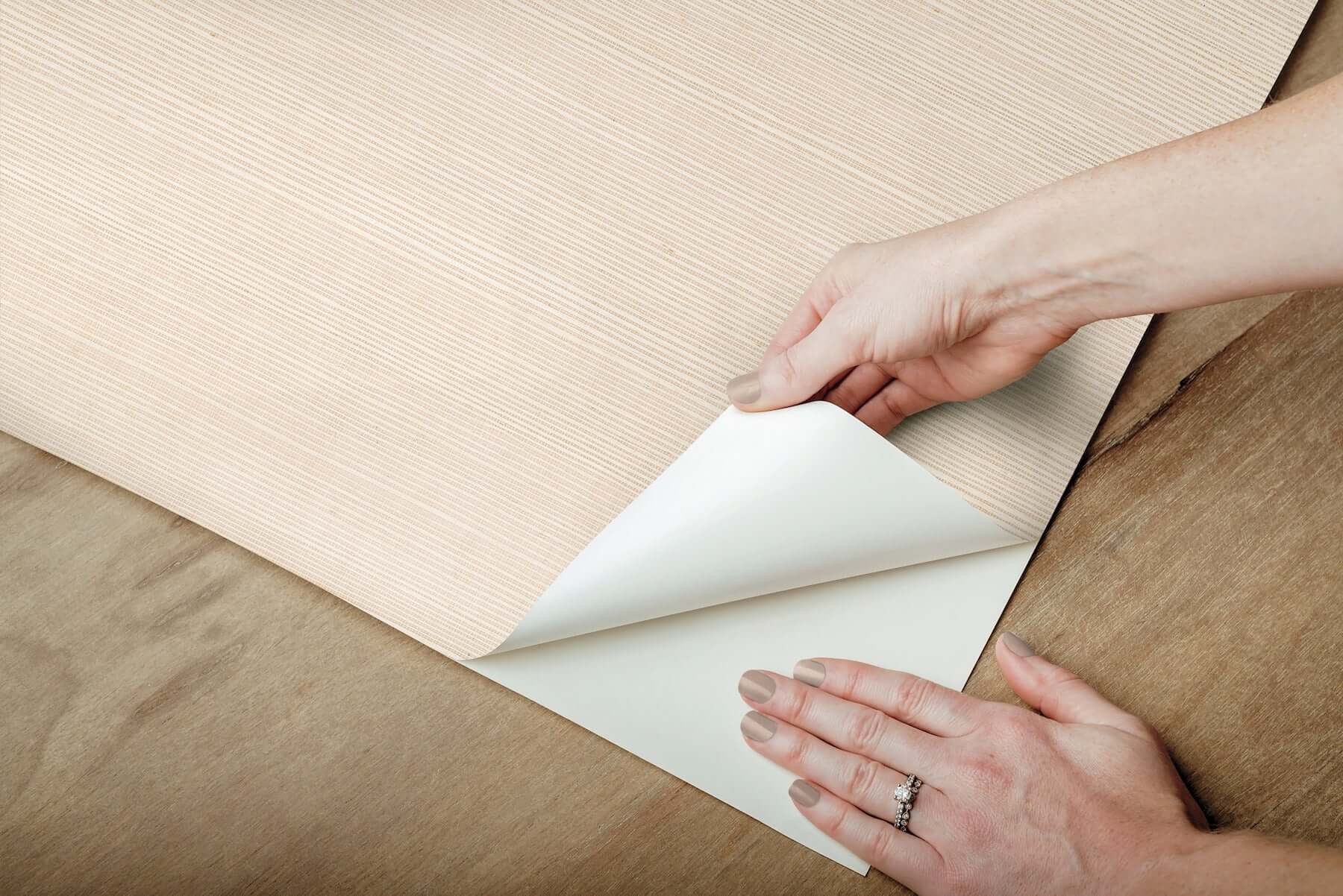 natural-grasscloth-peel-stick-wallpaper-plaster-york-wallcoverings-psw1596rl - York Wallcoverings Wallpaper
