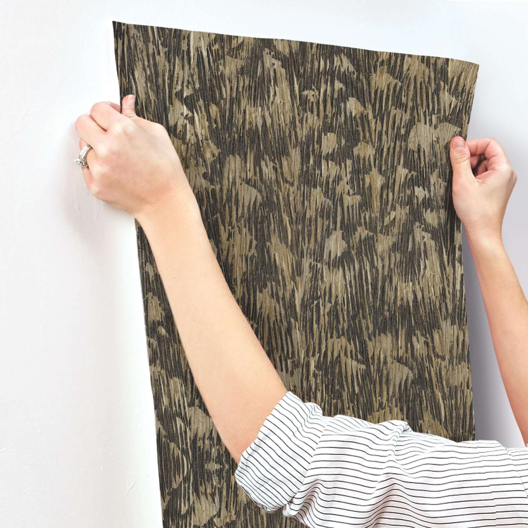 gilded-plume-black-wallpaper-york-wallcoverings-fm1004 - York Wallcoverings Wallpaper