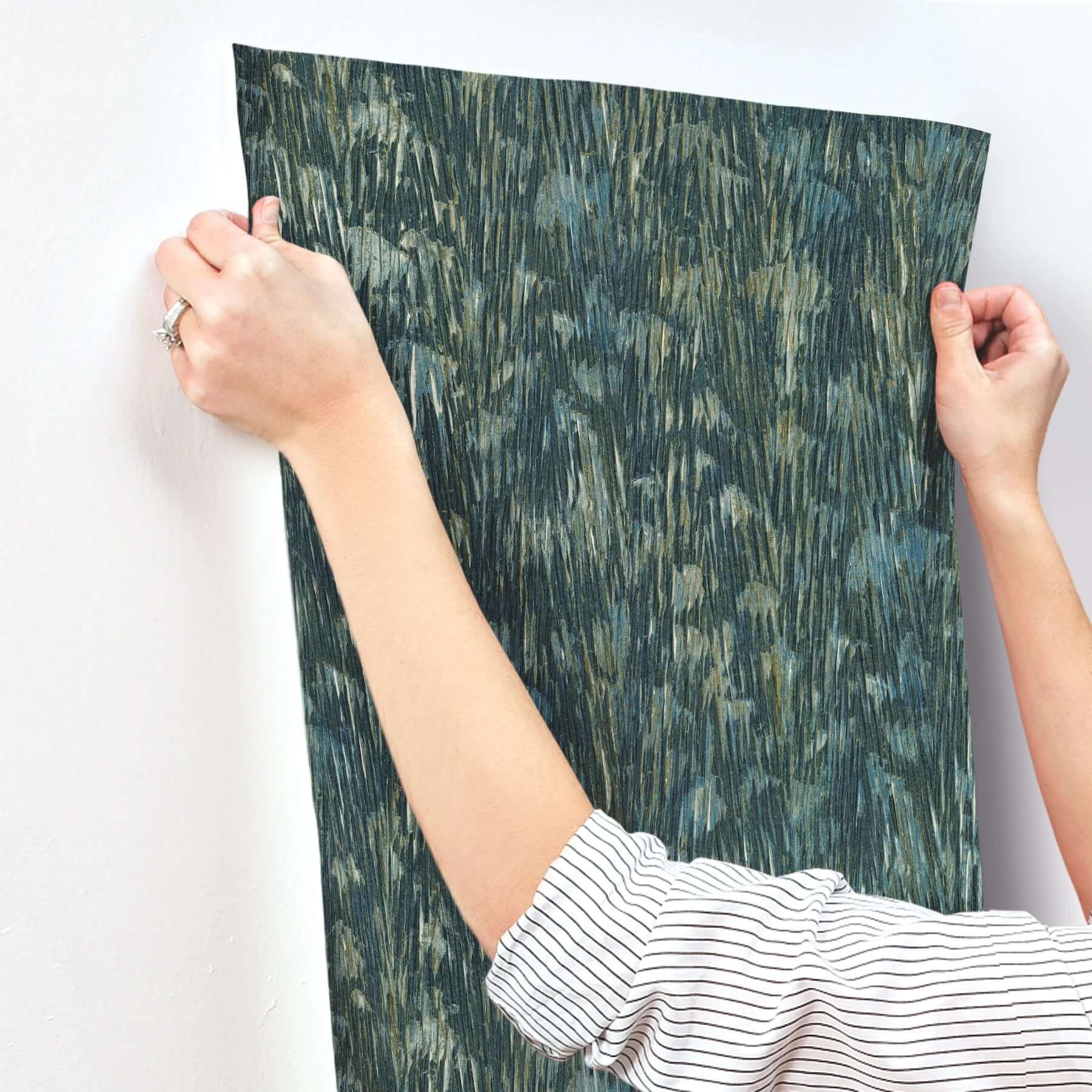 gilded-plume-teal-wallpaper-york-wallcoverings-fm1001 - York Wallcoverings Wallpaper